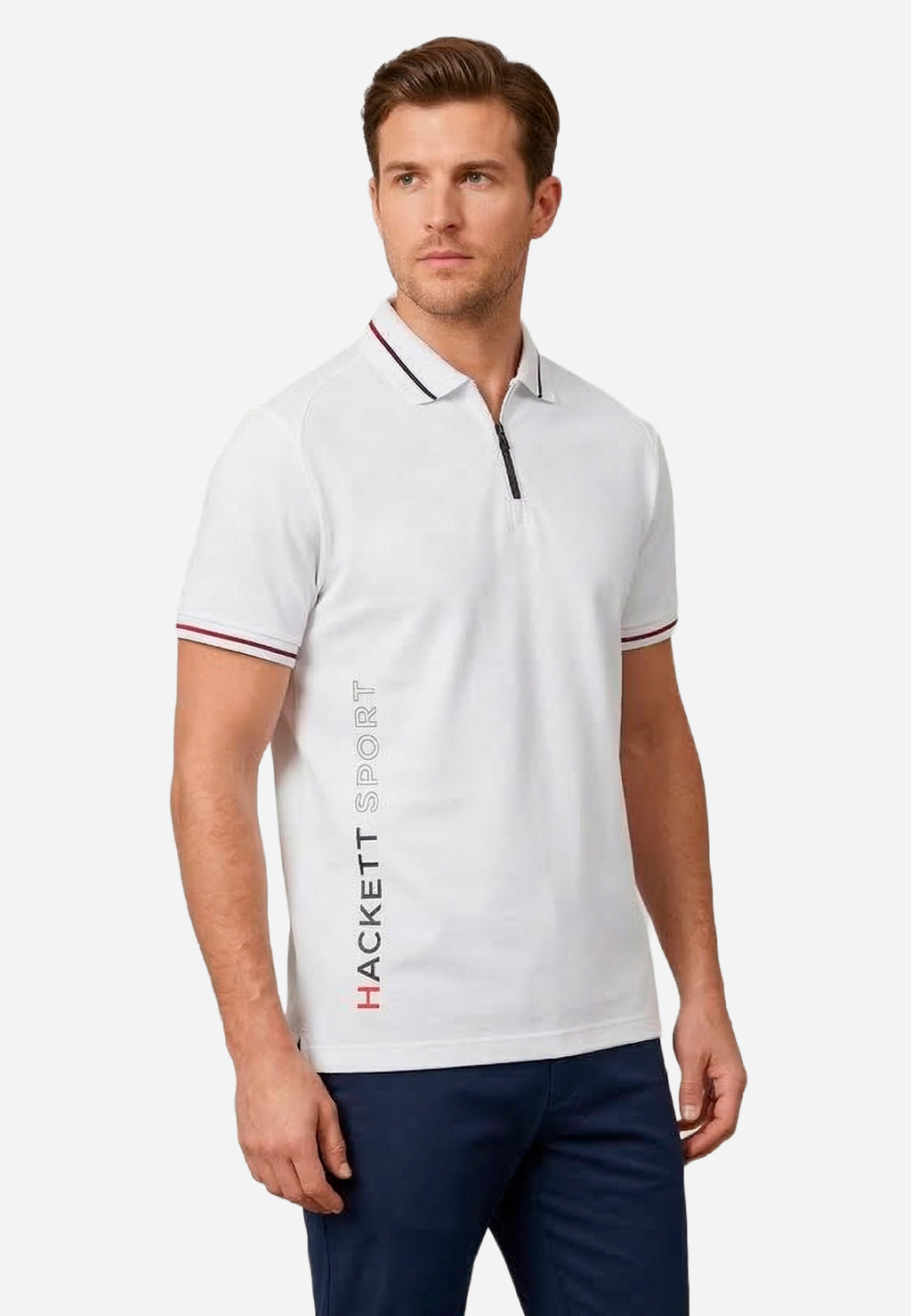 Camiseta Polo Blanca H.L.