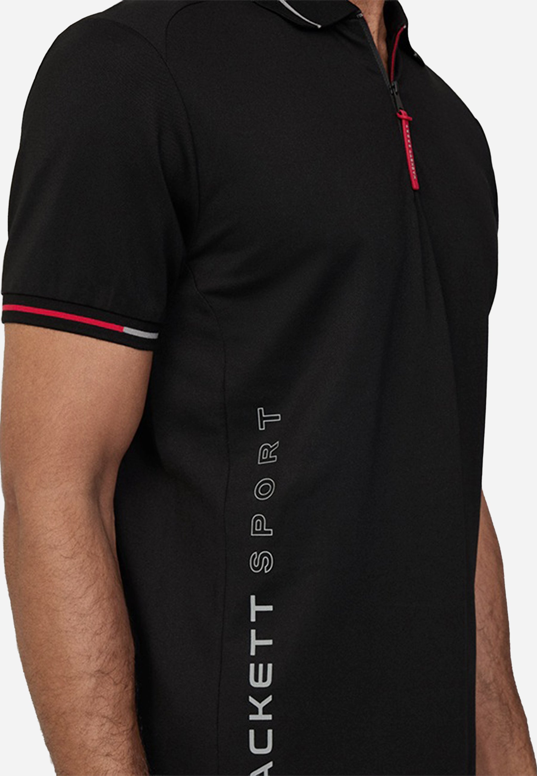 Camiseta Polo Negra Hombre H.L.