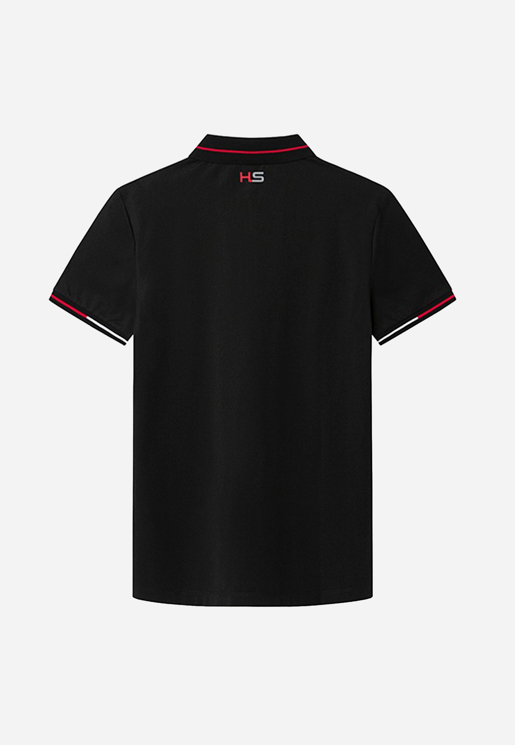 Camiseta Polo Negra Hombre H.L.