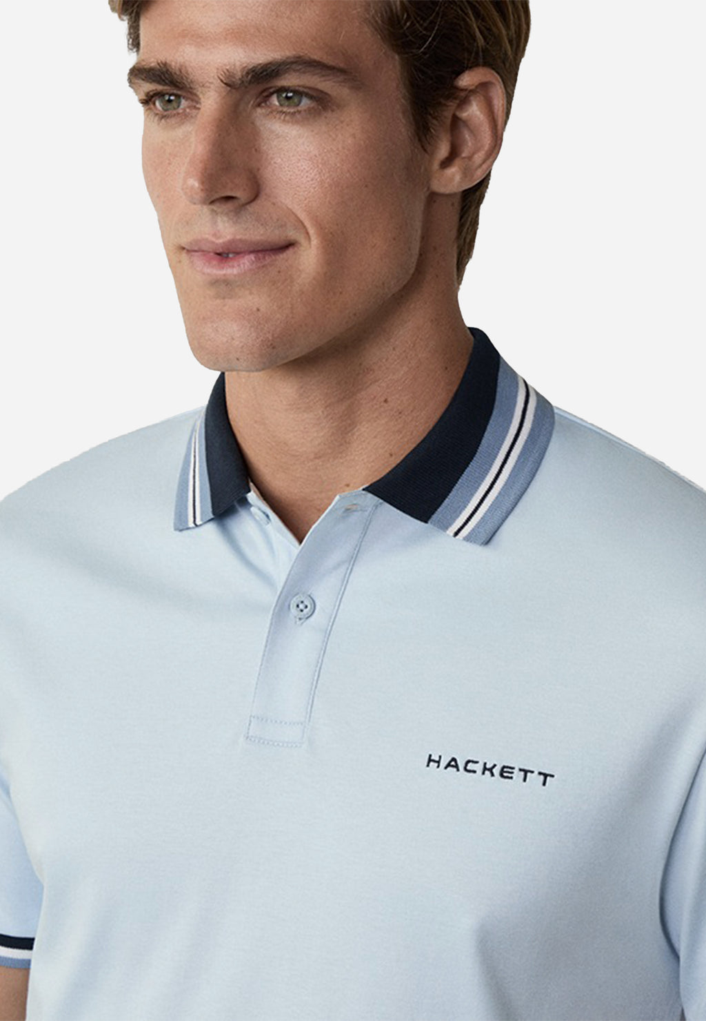 Camiseta Polo Azul Cielo Hombre H.L.