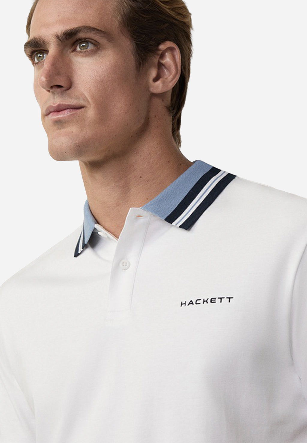 Camiseta Polo Blanca Hombre H.L.