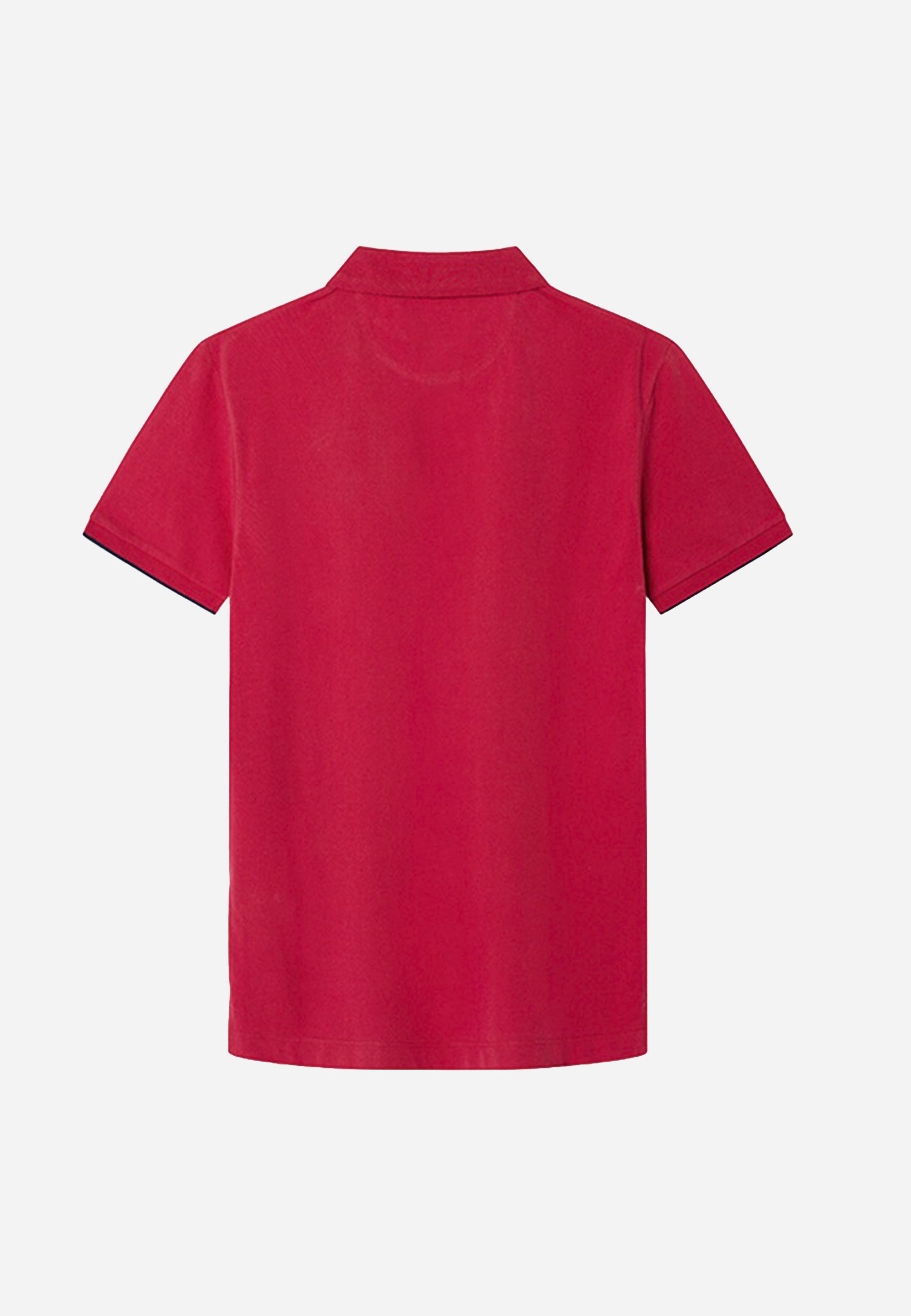 Camiseta Polo Roja Hombre H.L.
