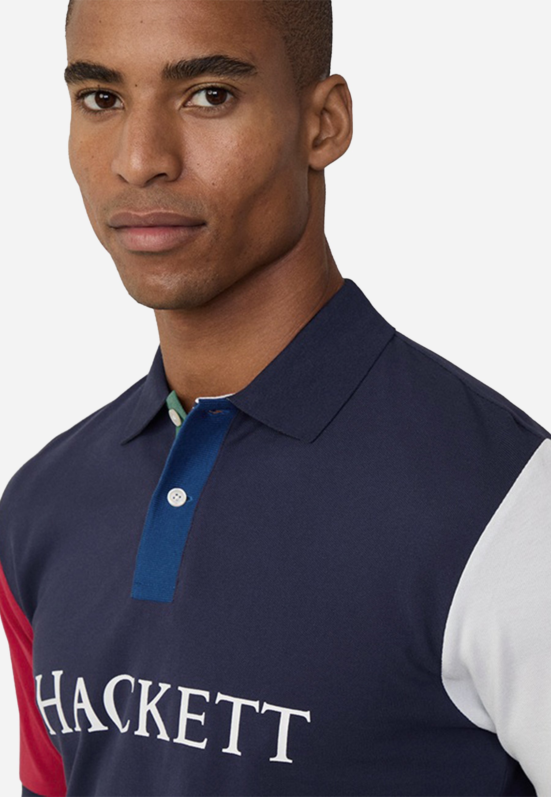 Camiseta Polo Azul Hombre H.L.