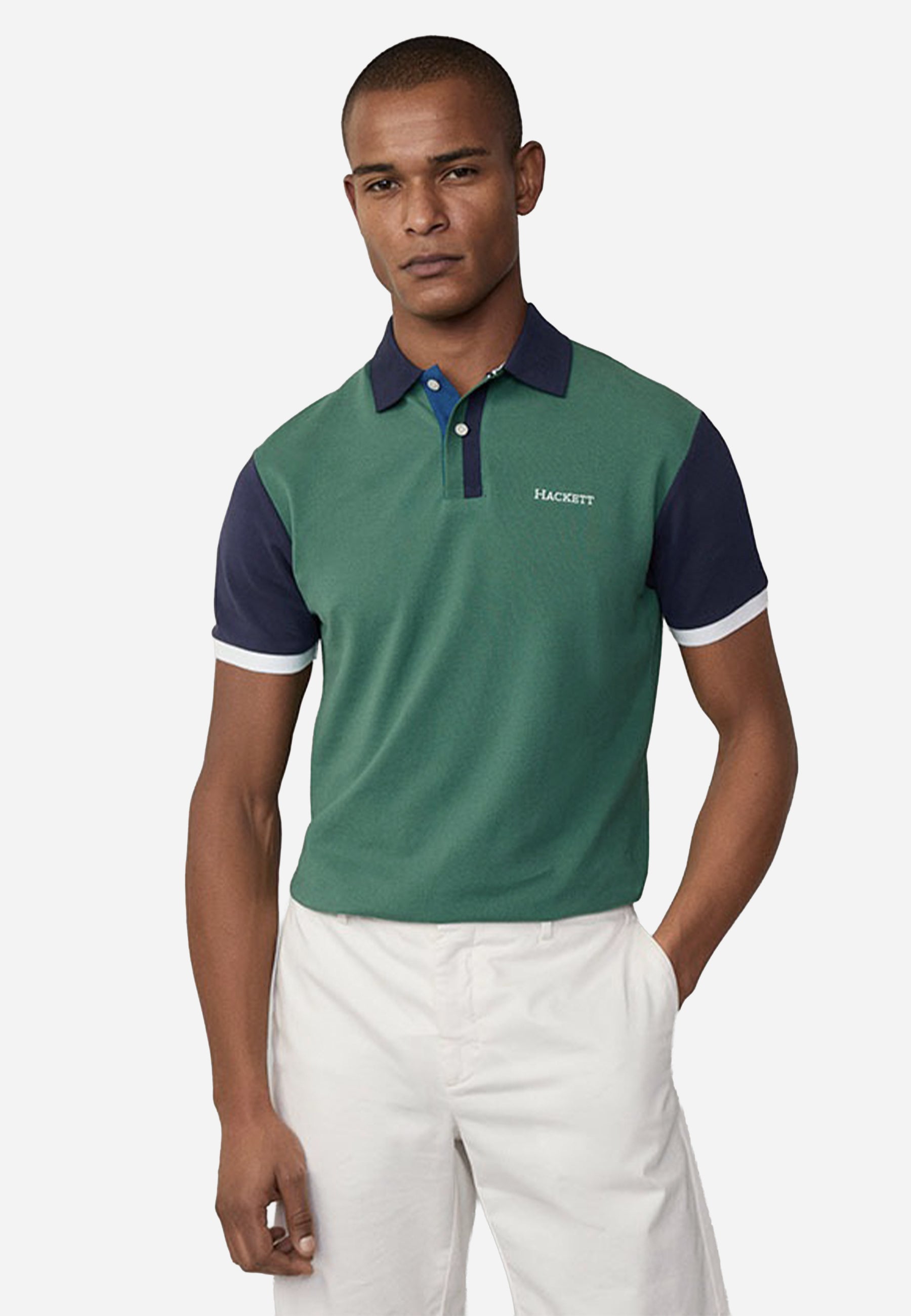 Camiseta Polo Verde Hombre H.L.