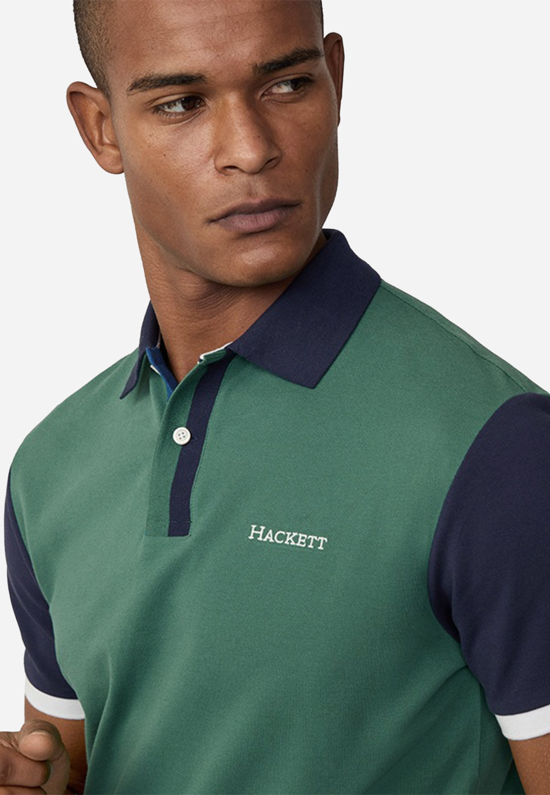 Camiseta Polo Verde Hombre H.L.