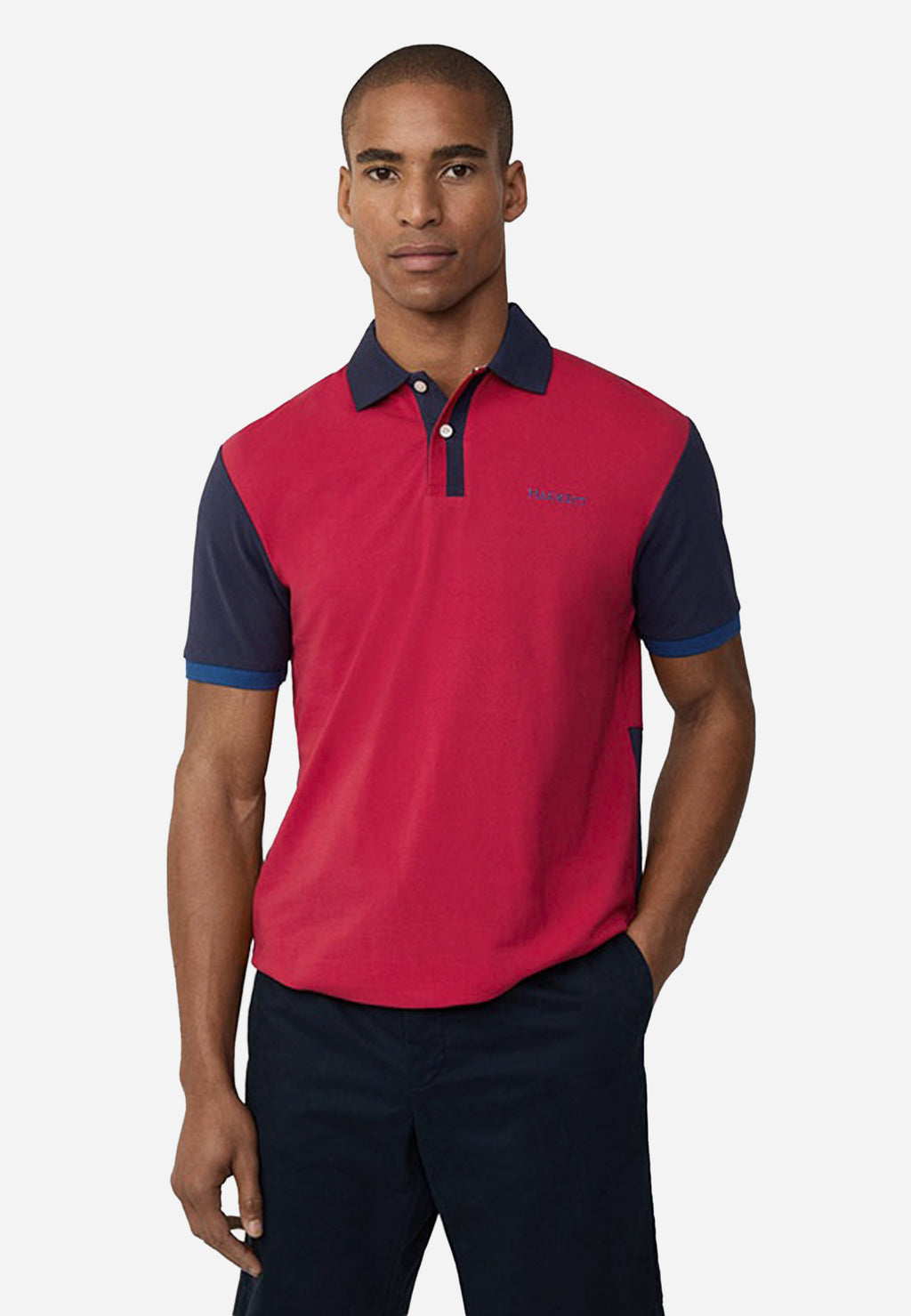 Camiseta Polo Roja Hombre H.L.