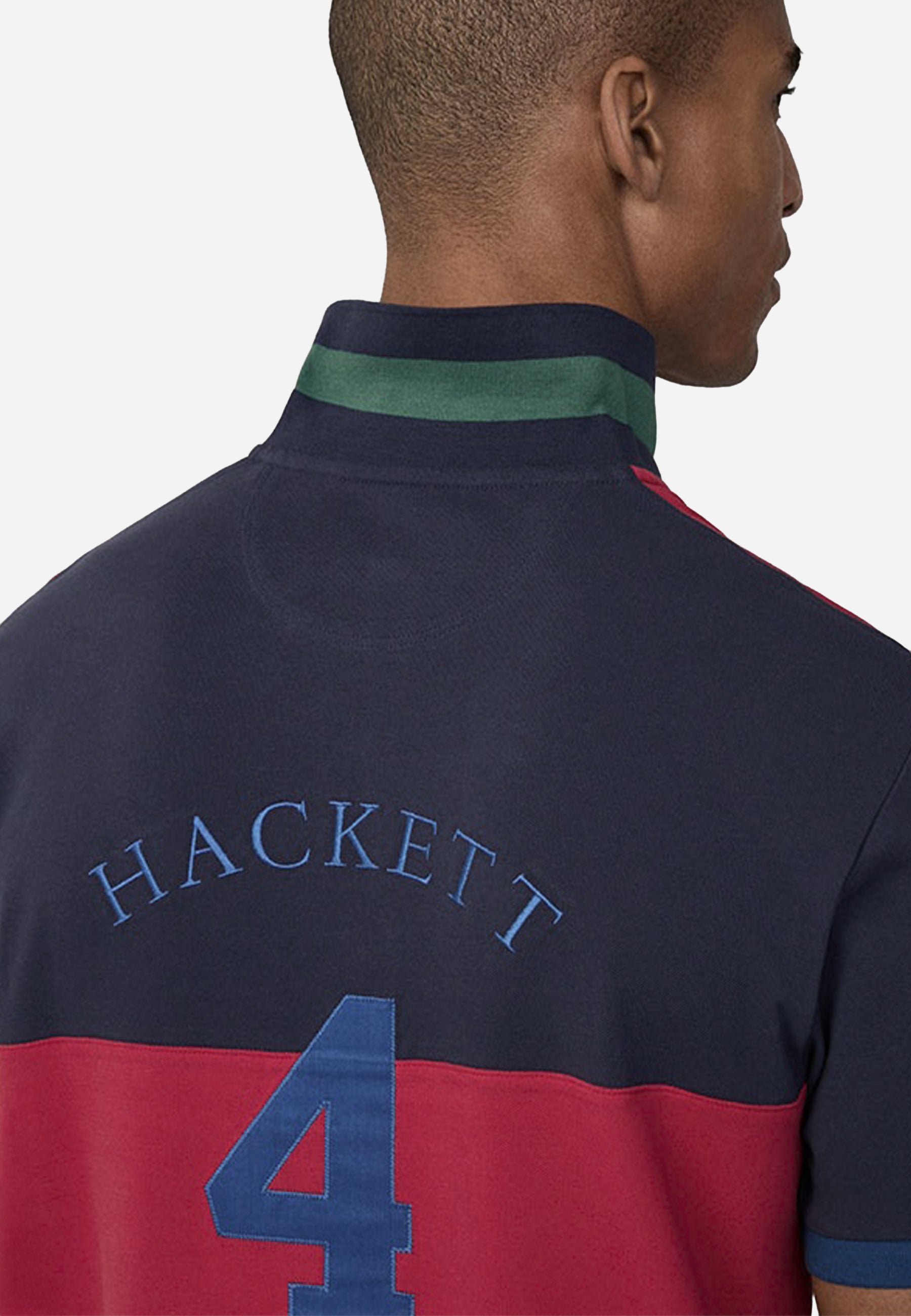 Camiseta Polo Roja Hombre H.L.