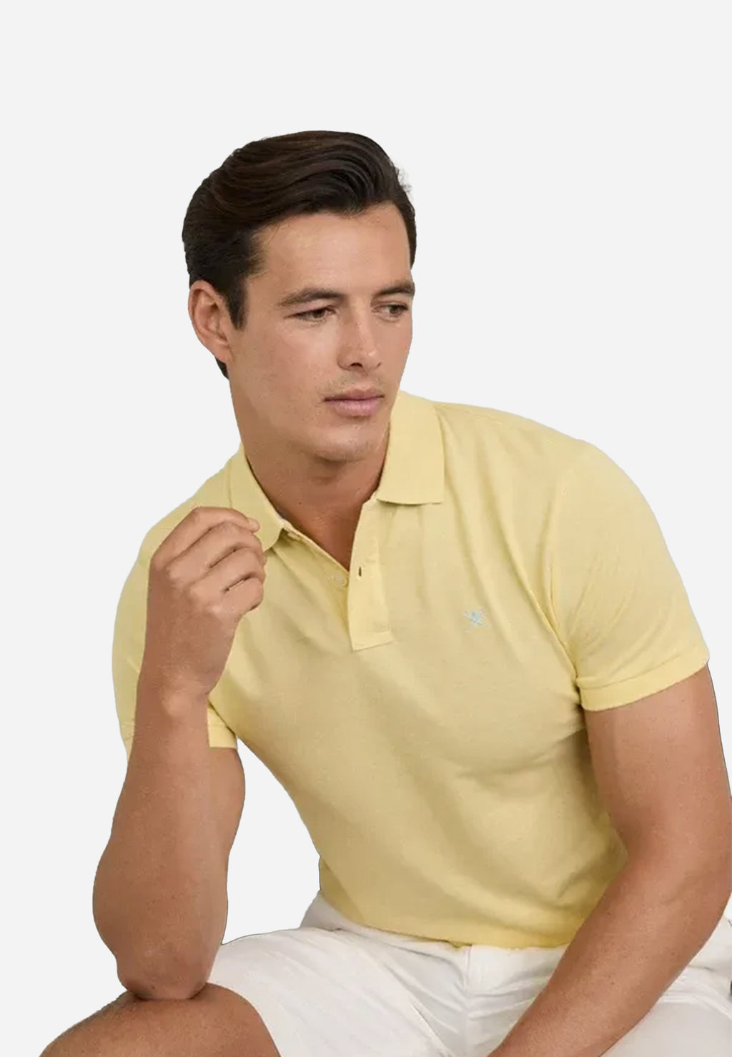 Camiseta Polo Amarilla Hombre H.L.