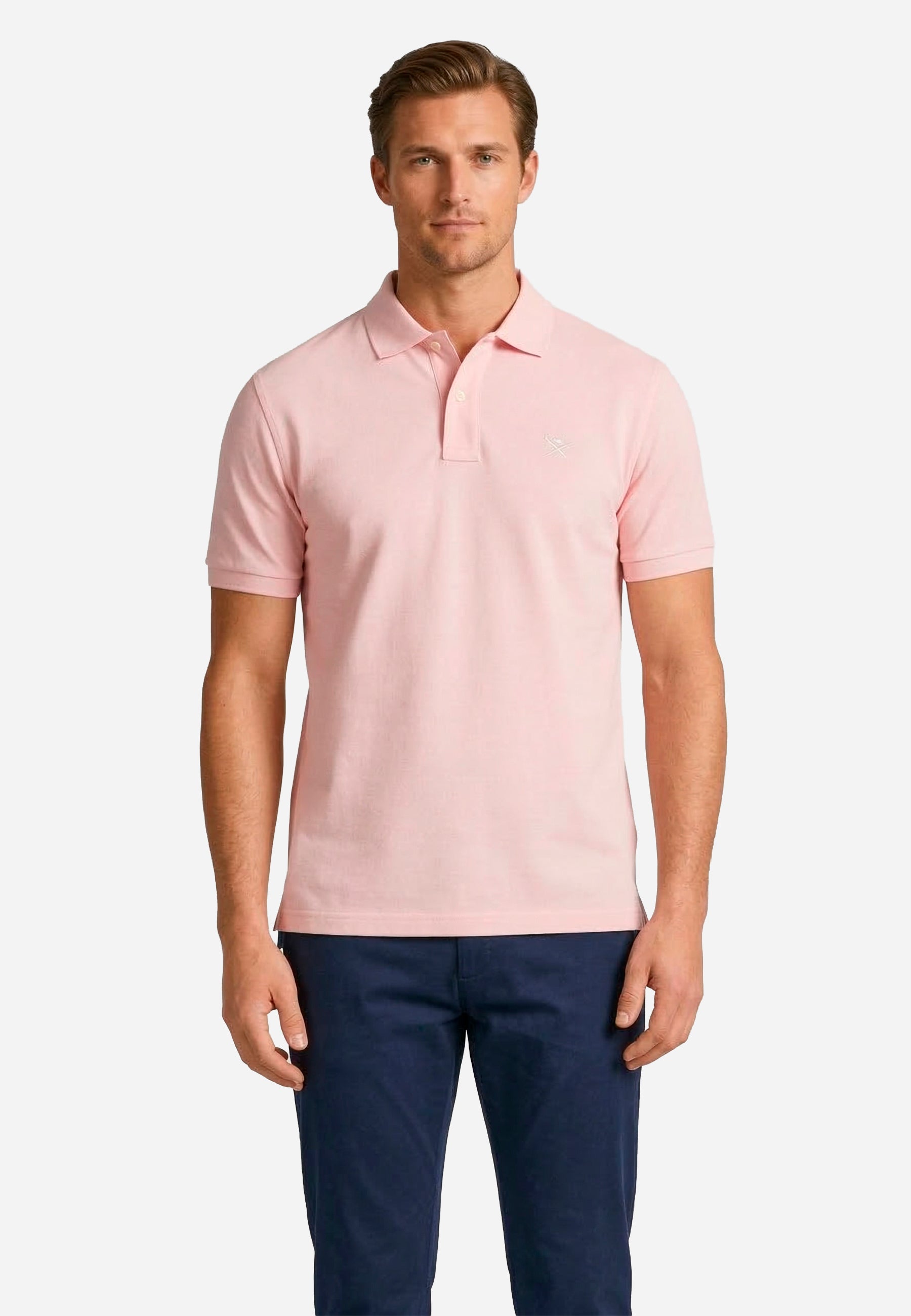Camiseta Polo Rosada Hombre H.L.