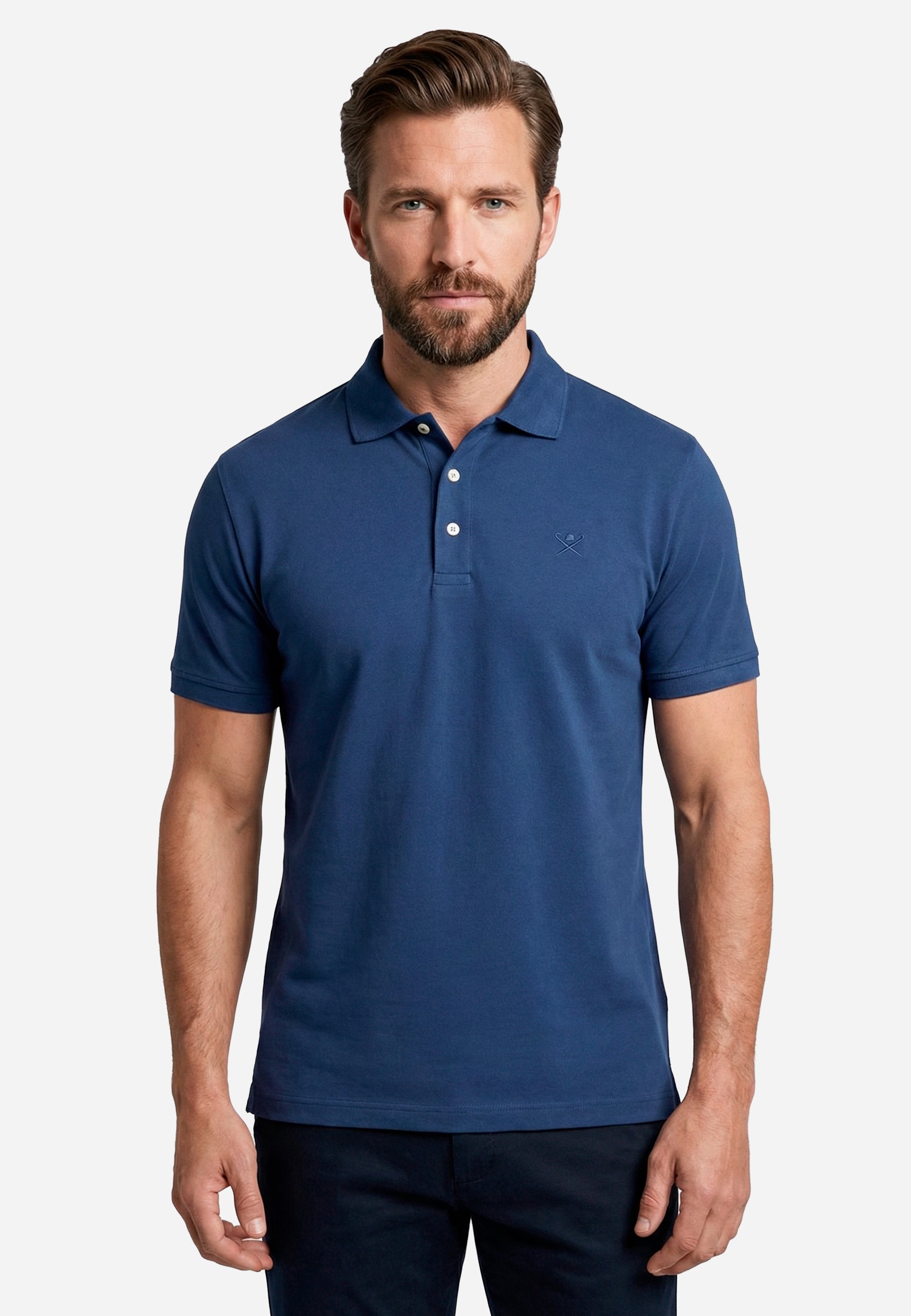 Camiseta Polo Azul Hombre H.L.
