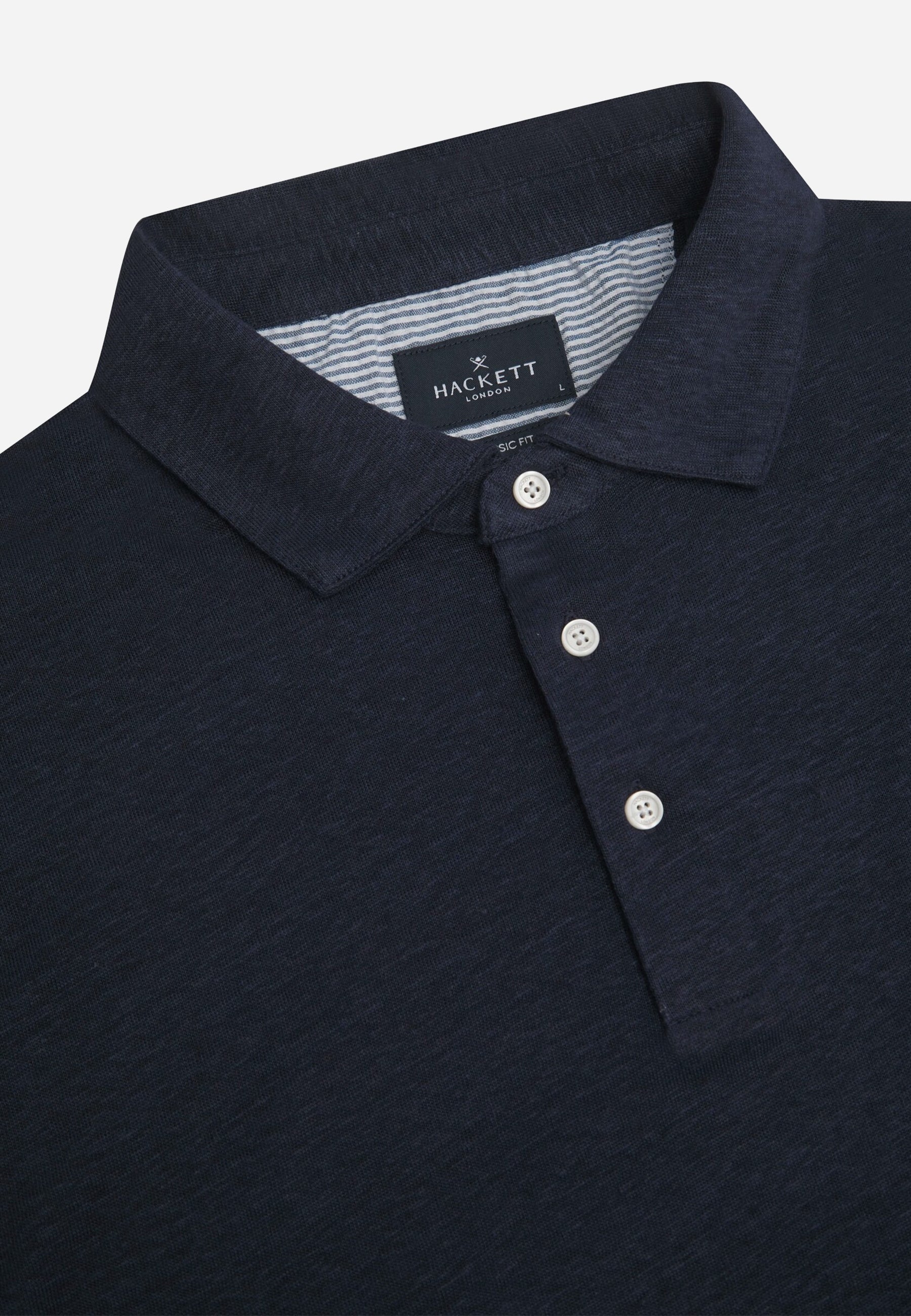 Camiseta Polo Azul Marino Hombre H.L.