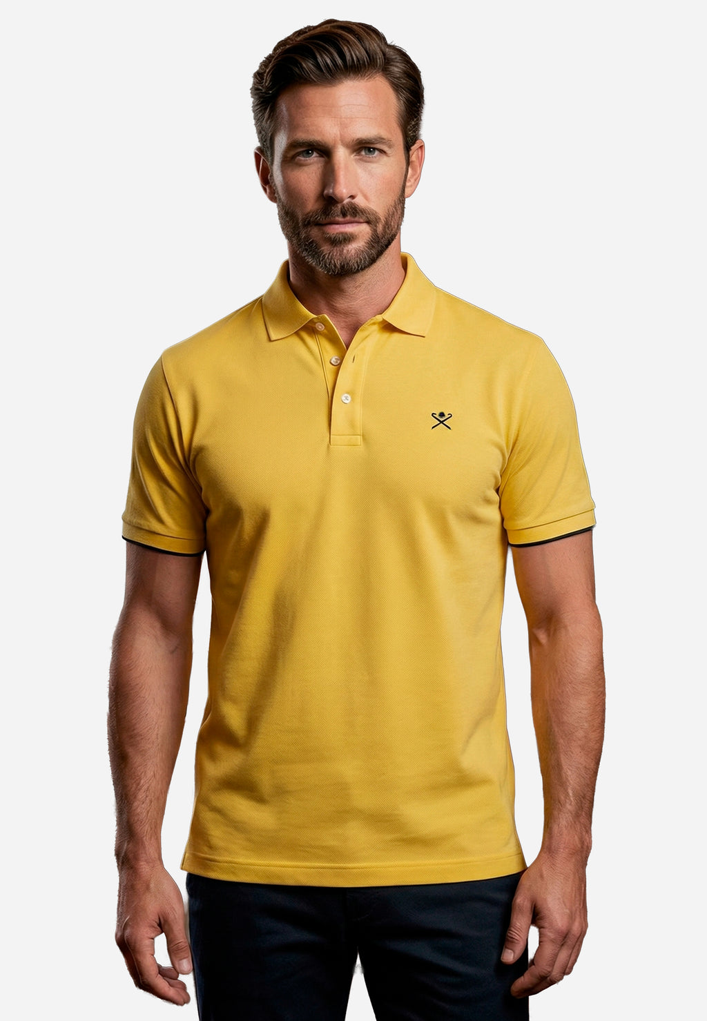 Camisera Polo Amarilla Hombre H.L.