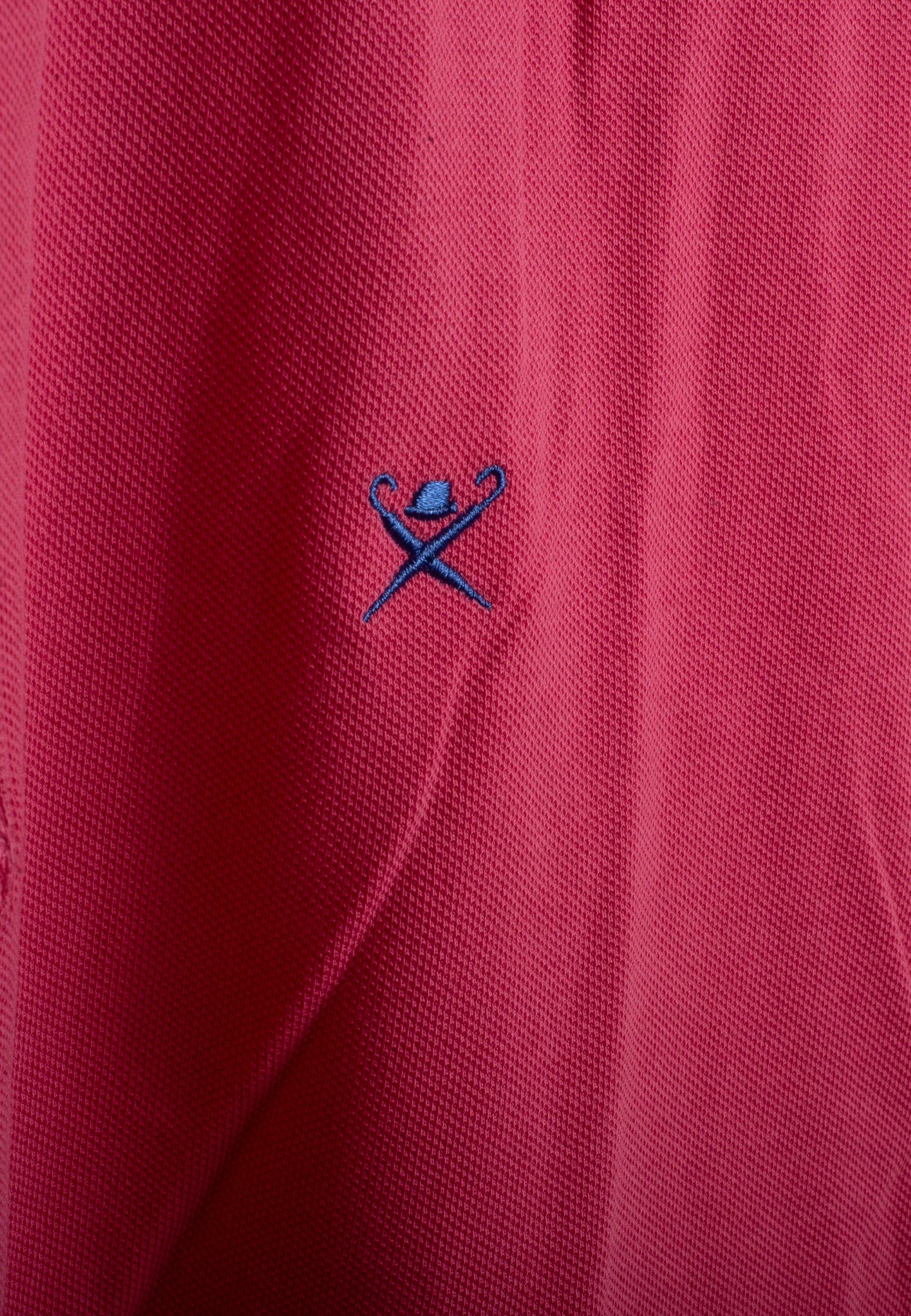 Camiseta Polo Rojo Coral Hombre H.L.