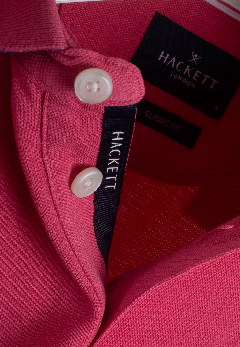 Camiseta Polo Rojo Coral Hombre H.L.