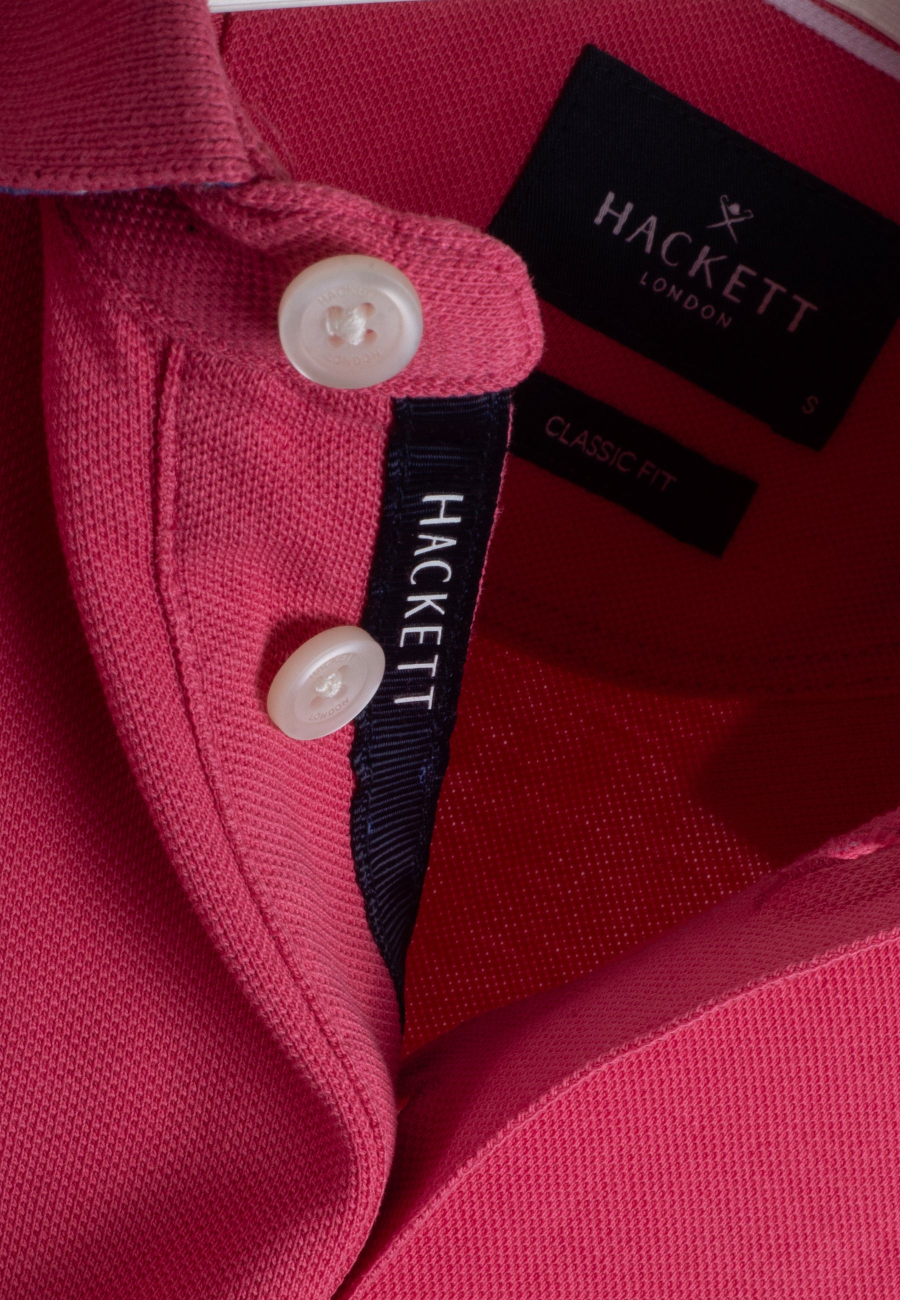 Camiseta Polo Rojo Coral Hombre H.L.