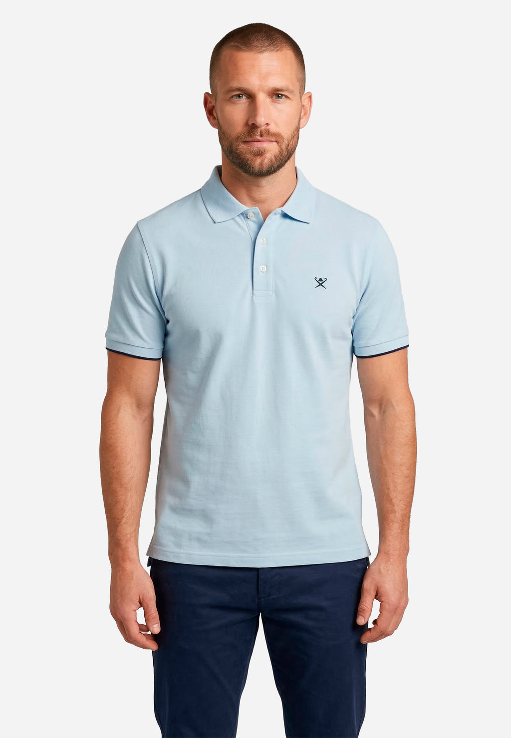 Camiseta Azul Cian Hombre H.L.