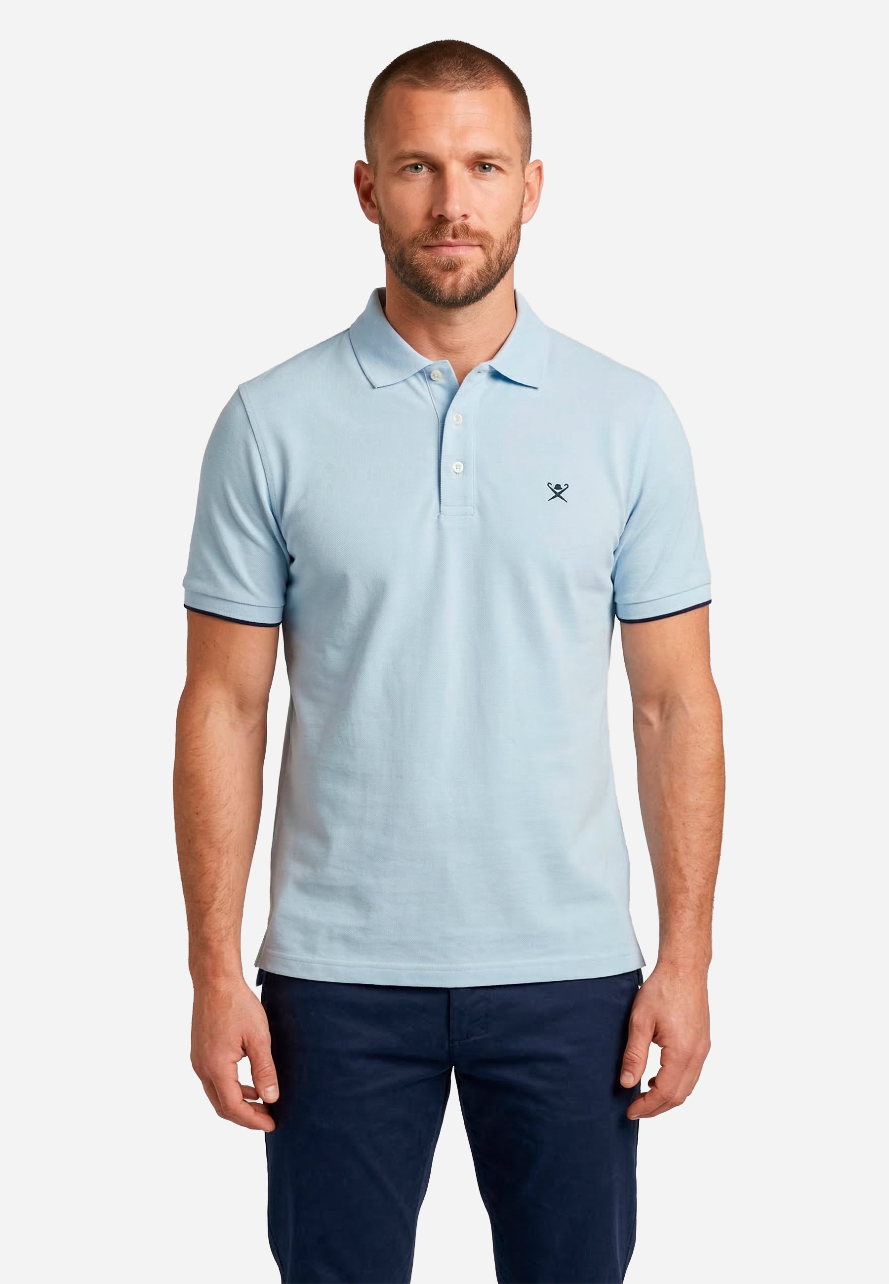 Camiseta Azul Cian Hombre H.L.