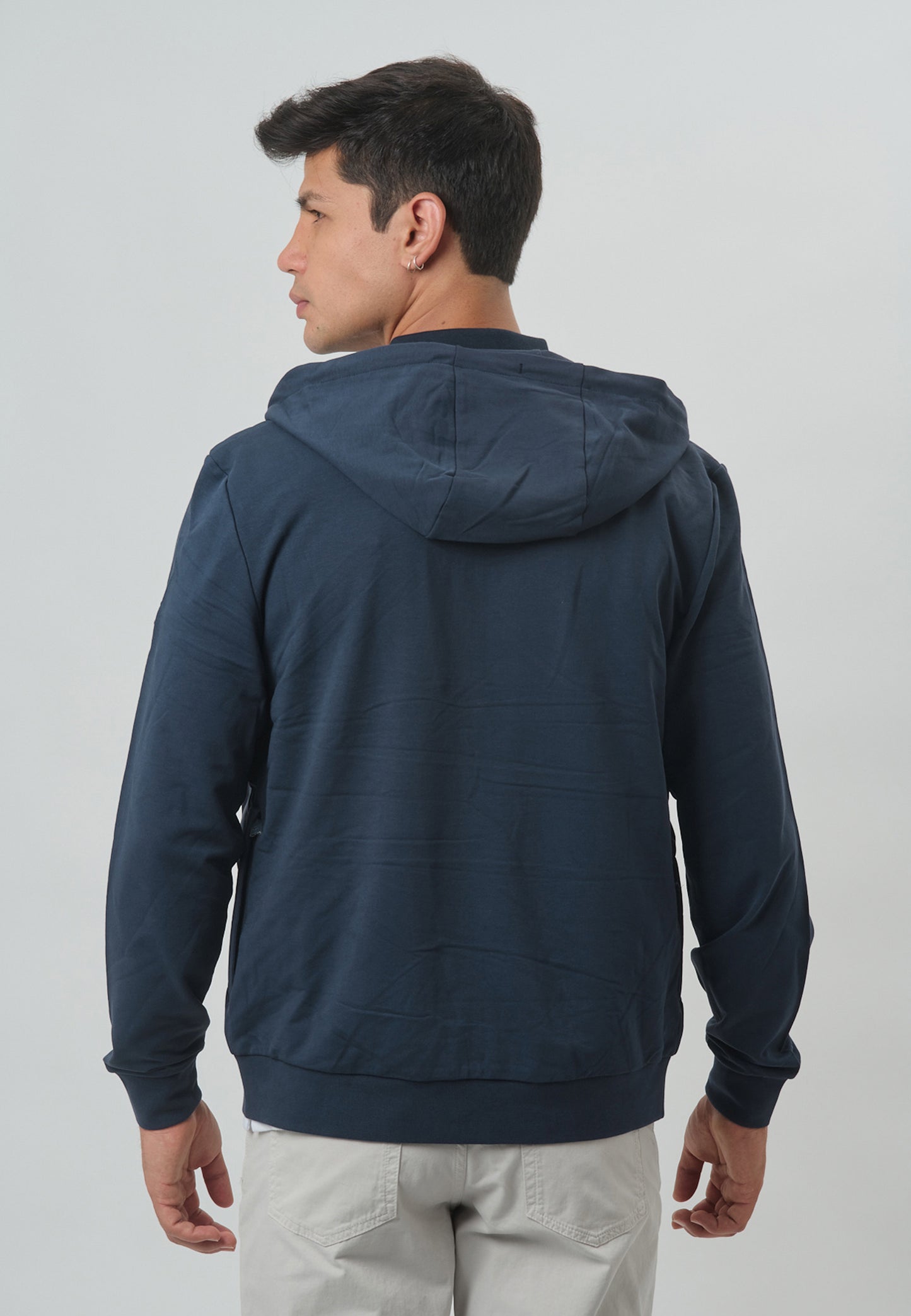 CHAQUETA HACKETT NAVY ALGODÓN +CASHEMERE(HM581126-5RS)