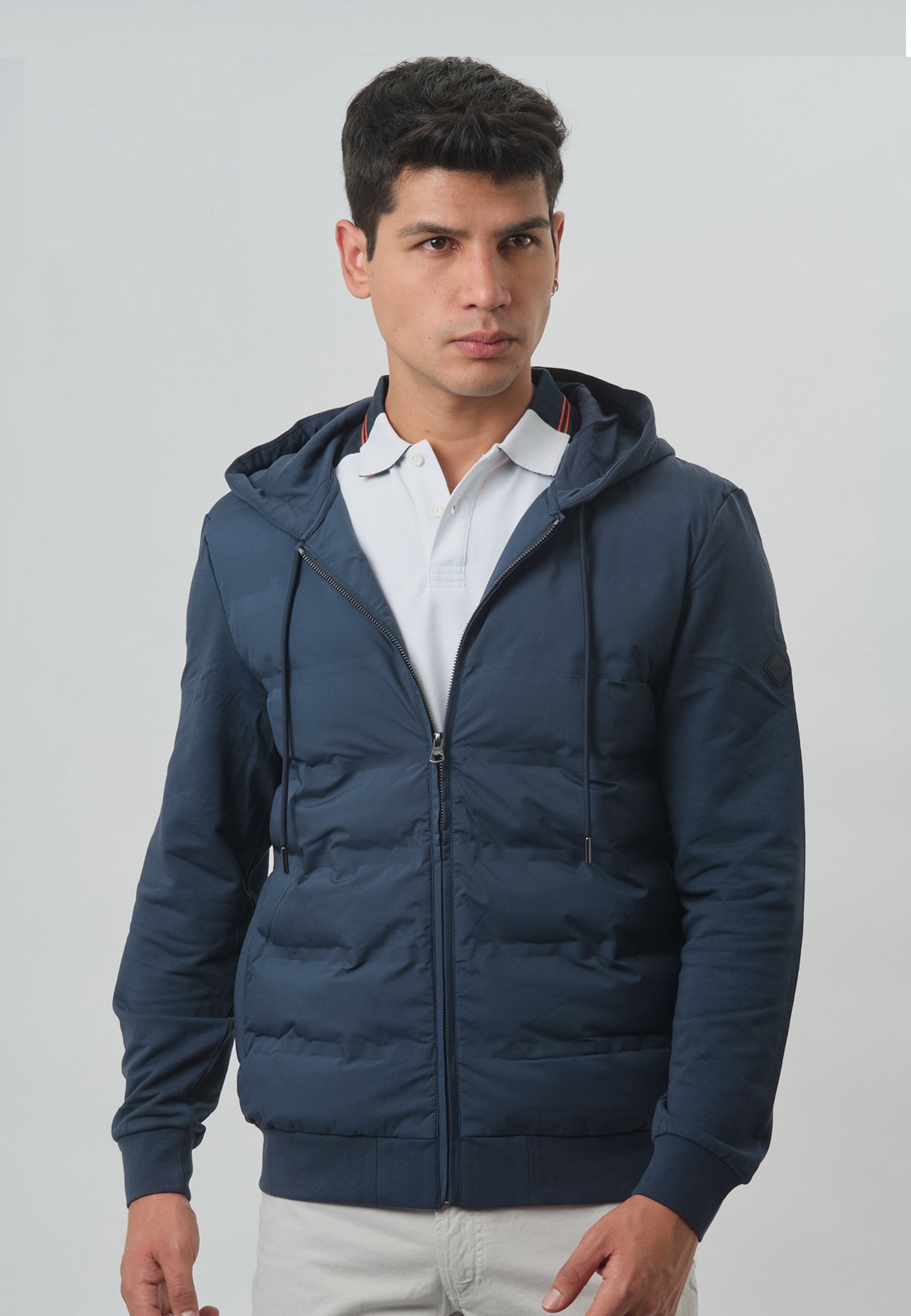 CHAQUETA HACKETT NAVY ALGODÓN +CASHEMERE(HM581126-5RS)