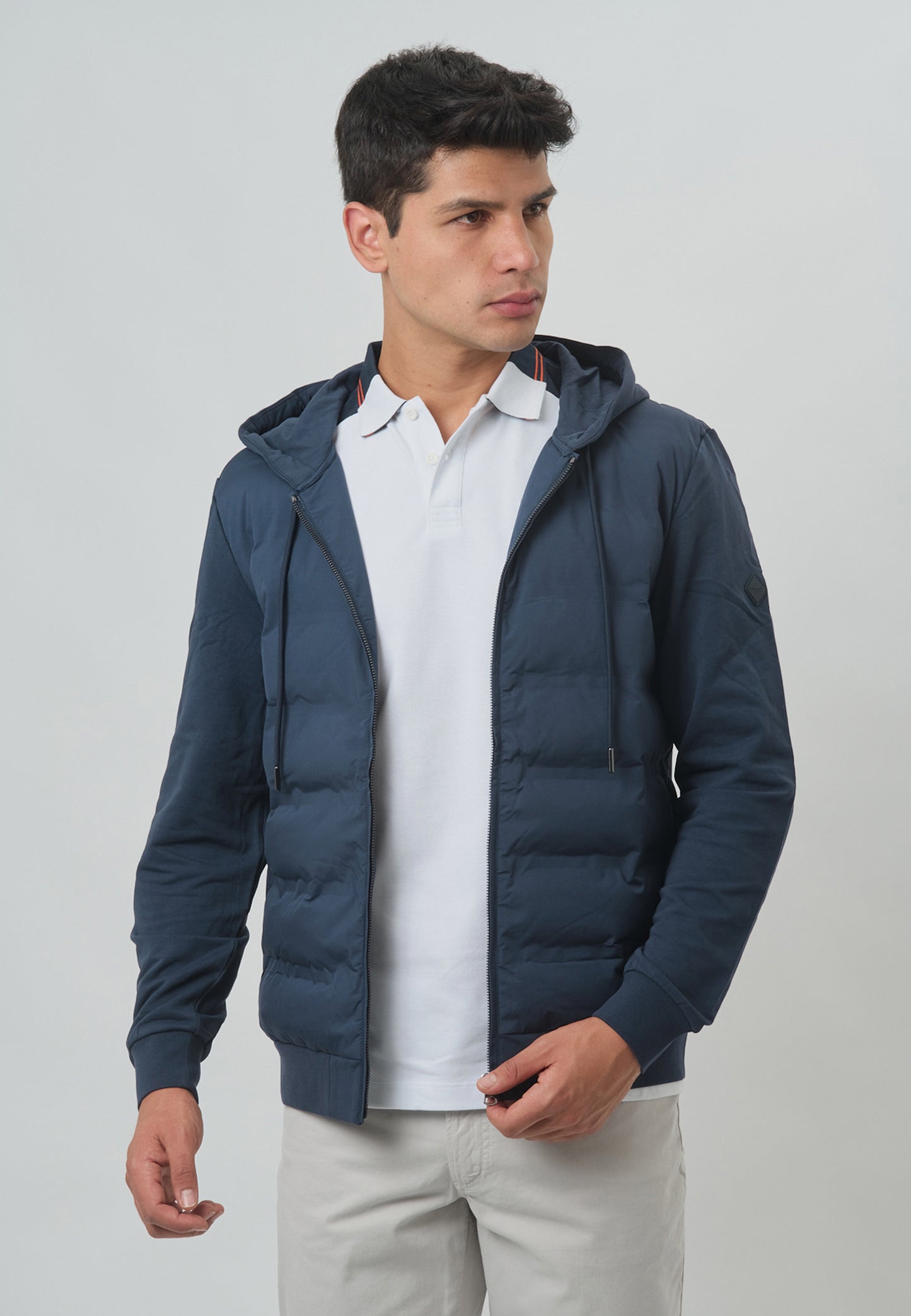 CHAQUETA HACKETT NAVY ALGODÓN +CASHEMERE(HM581126-5RS)