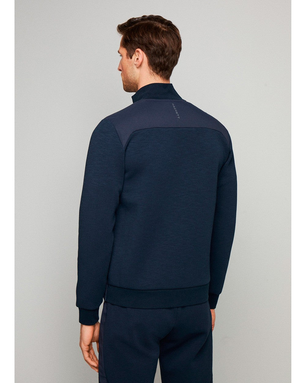 CHAQUETA HACKETT LONDON AZUL POLI + ALG + ELAS (HM581228-595)