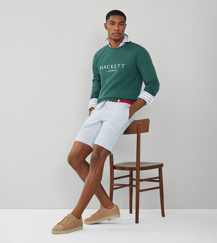 SWEAT-SHIRT HACKETT LONDON VERDE ALGODON (HM581232-665)