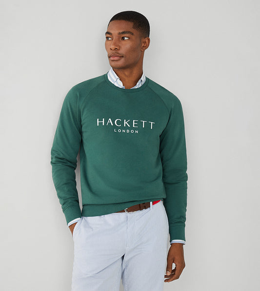 SWEAT-SHIRT HACKETT LONDON VERDE ALGODON (HM581232-665)