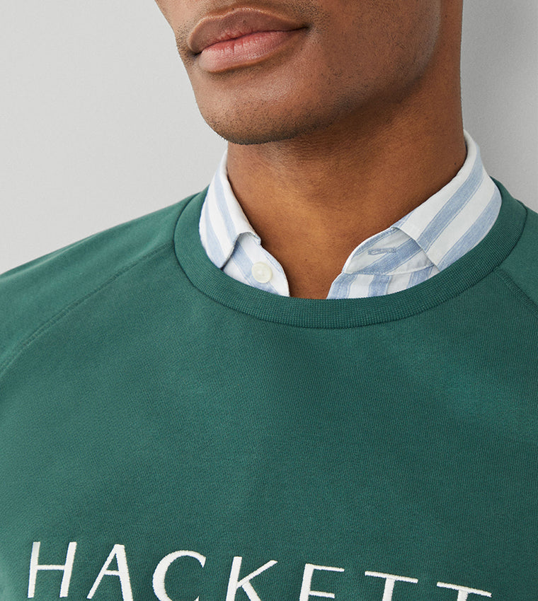 SWEAT-SHIRT HACKETT LONDON VERDE ALGODON (HM581232-665)