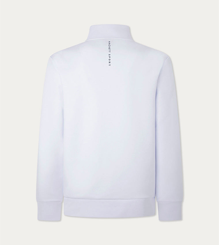 SWETER HACKETT LONDON BLANCO ALG + POLY + ELAS (HM581243-800)