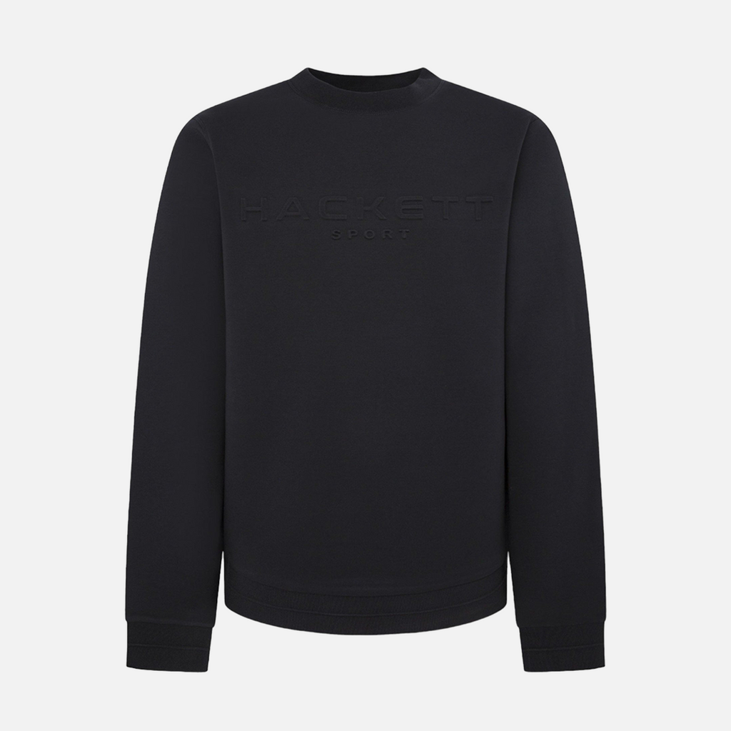 Sweater Hombre Embossed Crew Negro H.L.