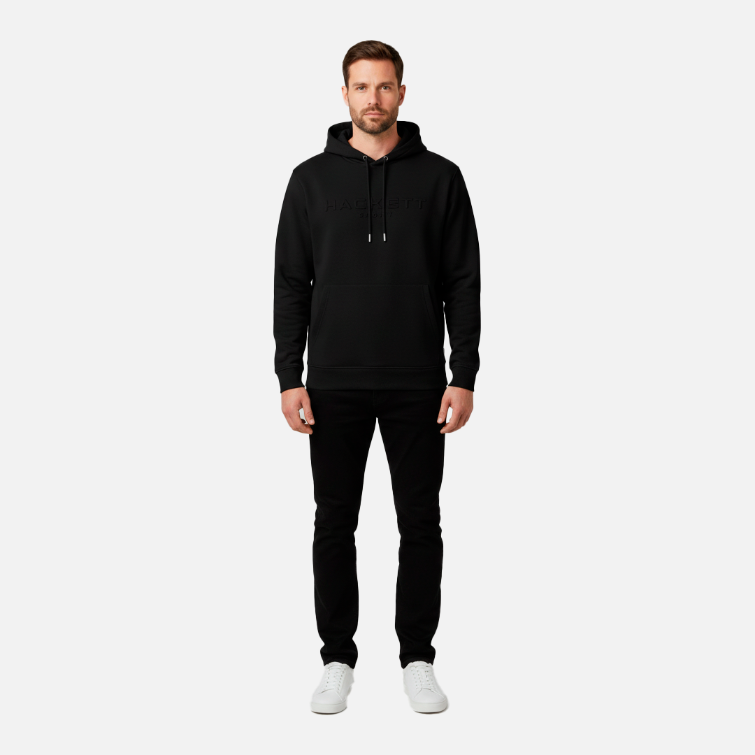 Hoodie Heritage Negro Logo H.L.