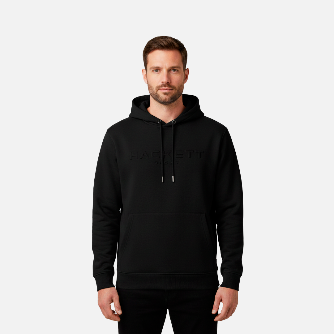 Hoodie Heritage Negro Logo H.L.