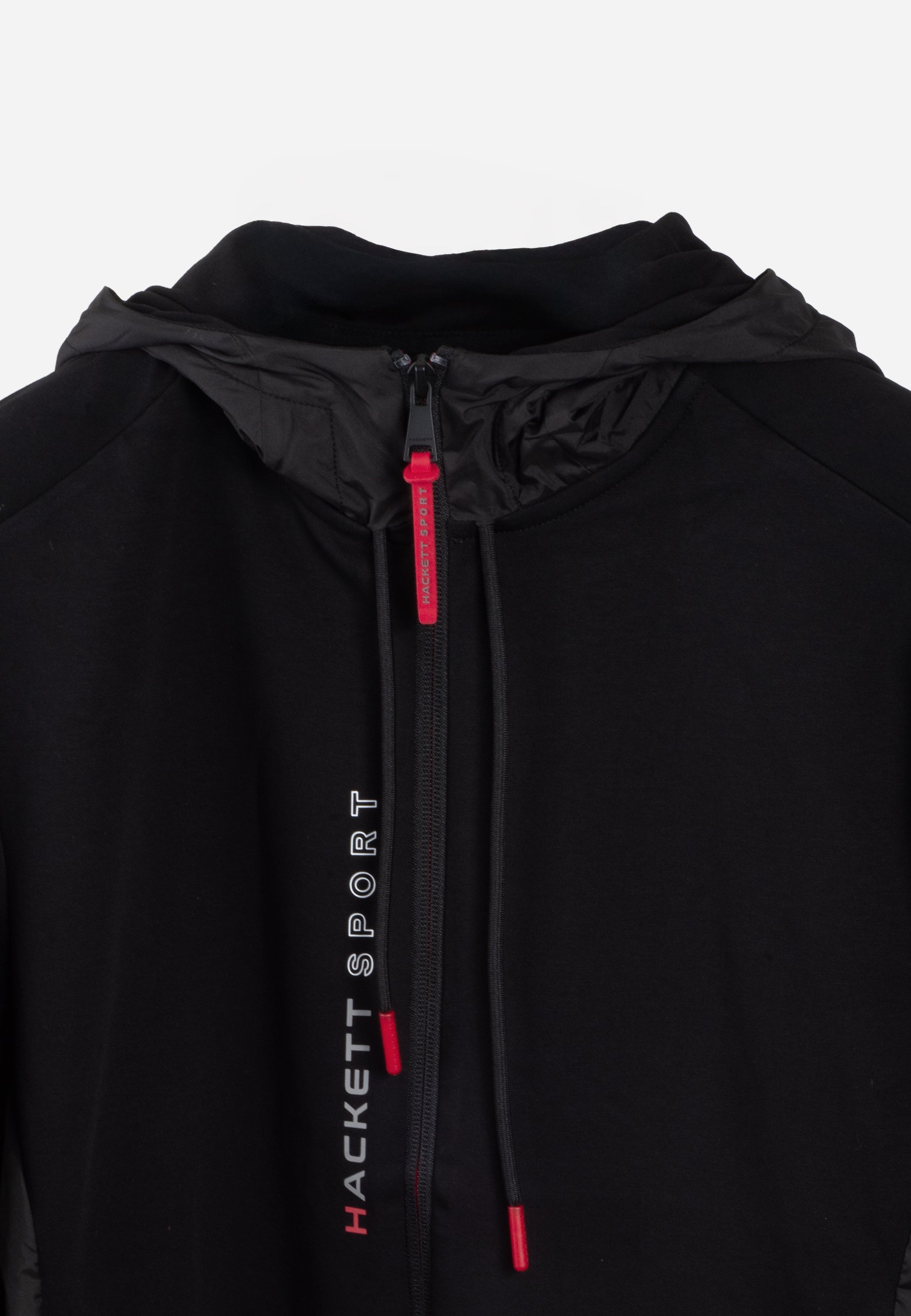 Chaqueta Zip-Up Negra Hombre H.L