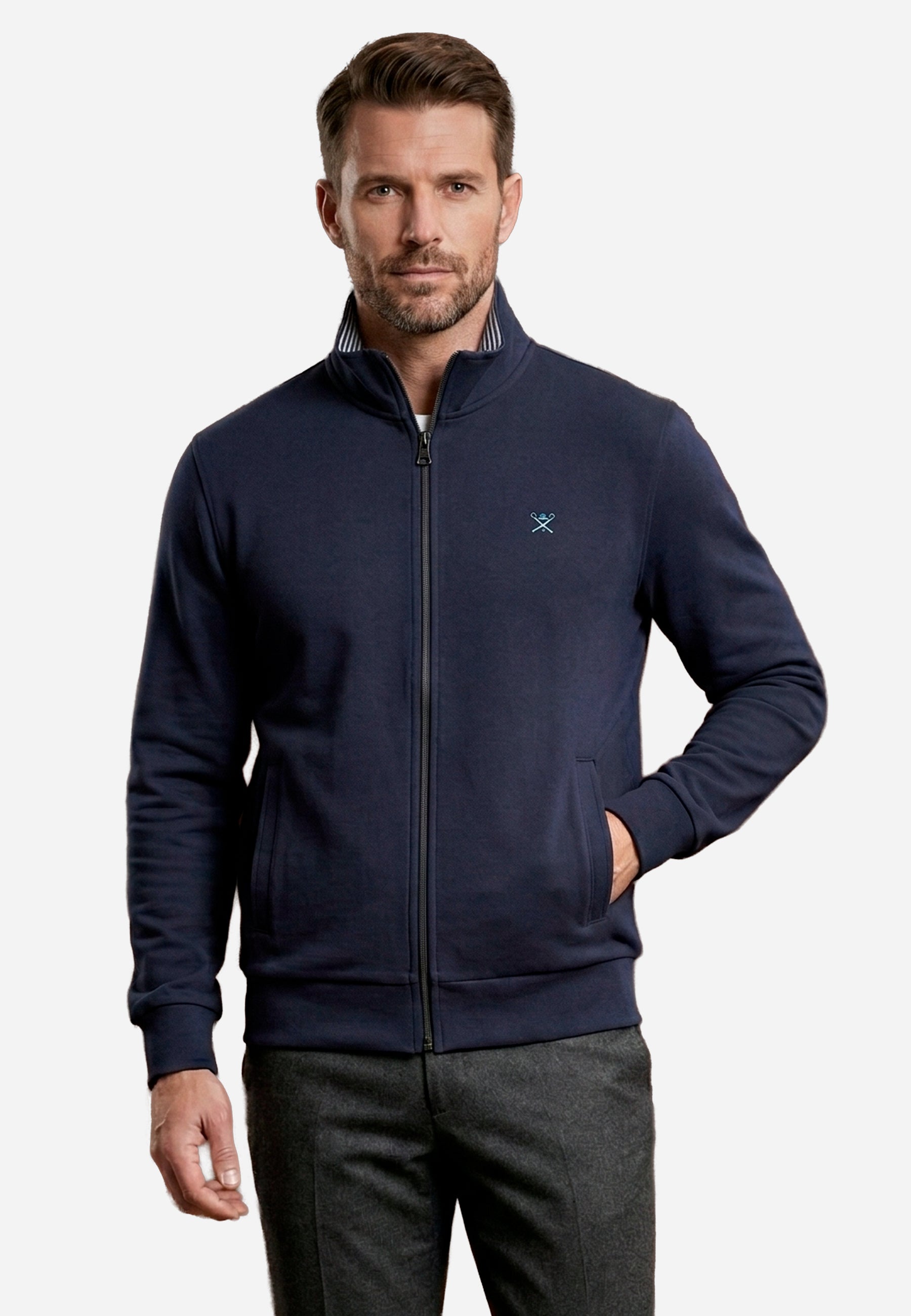 Chaqueta Azul Slim Hombre H.L.