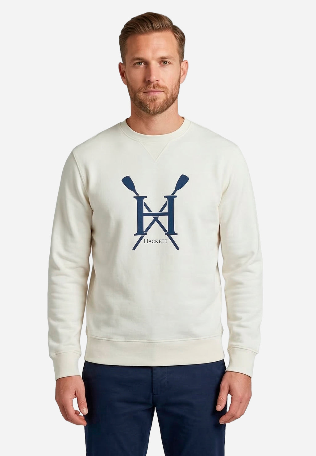 Sweater Blanco Hombre H.L.