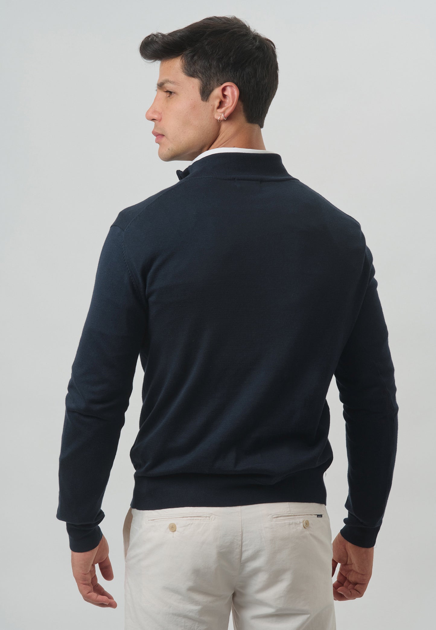 SWETER HACKETT AZUL OSCURO ALGODÓN (HM702922-595)