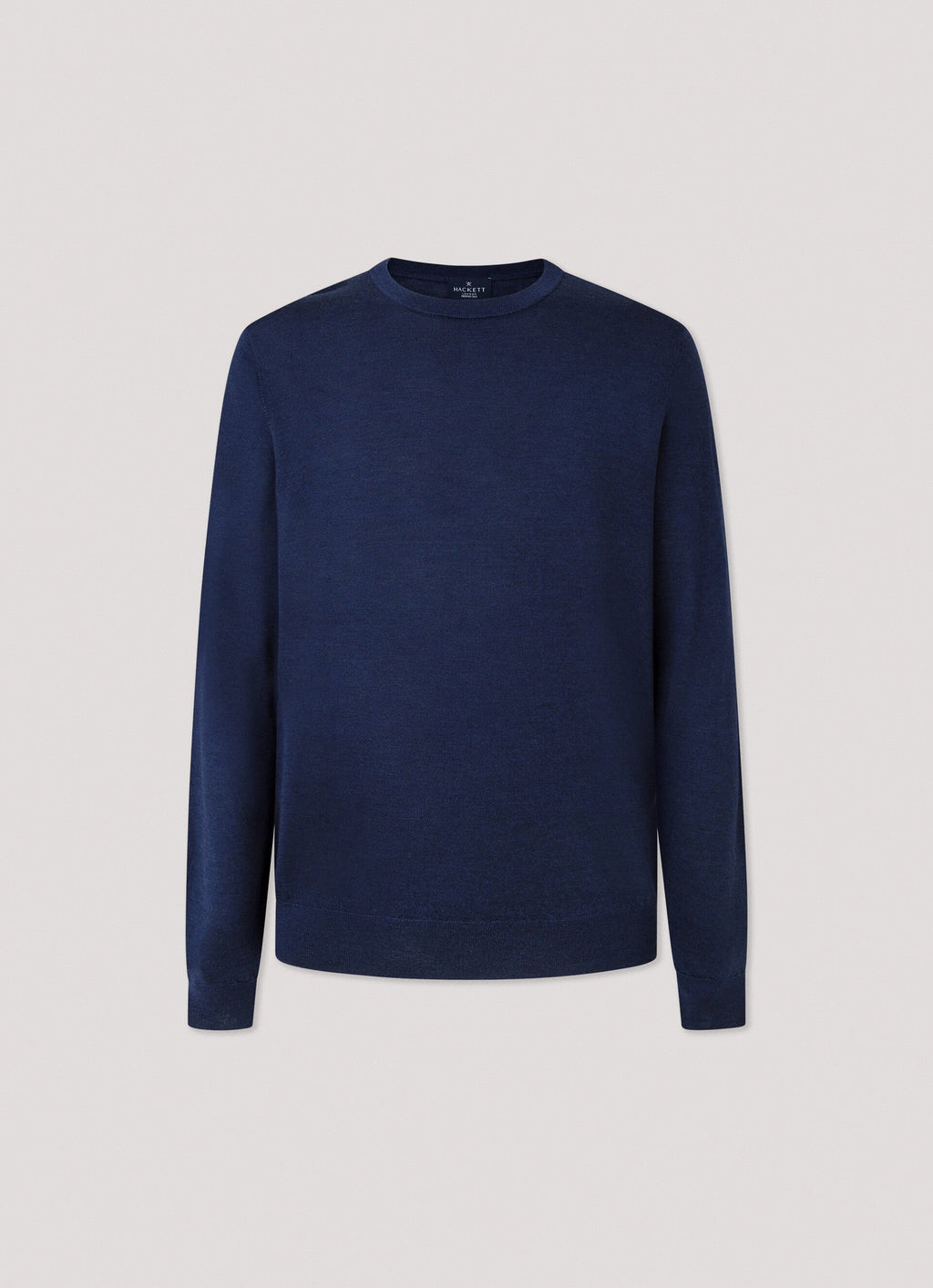 SWETER HACKETT LONDON AZUL LANA MERINO + SEDA (HM702926-595)