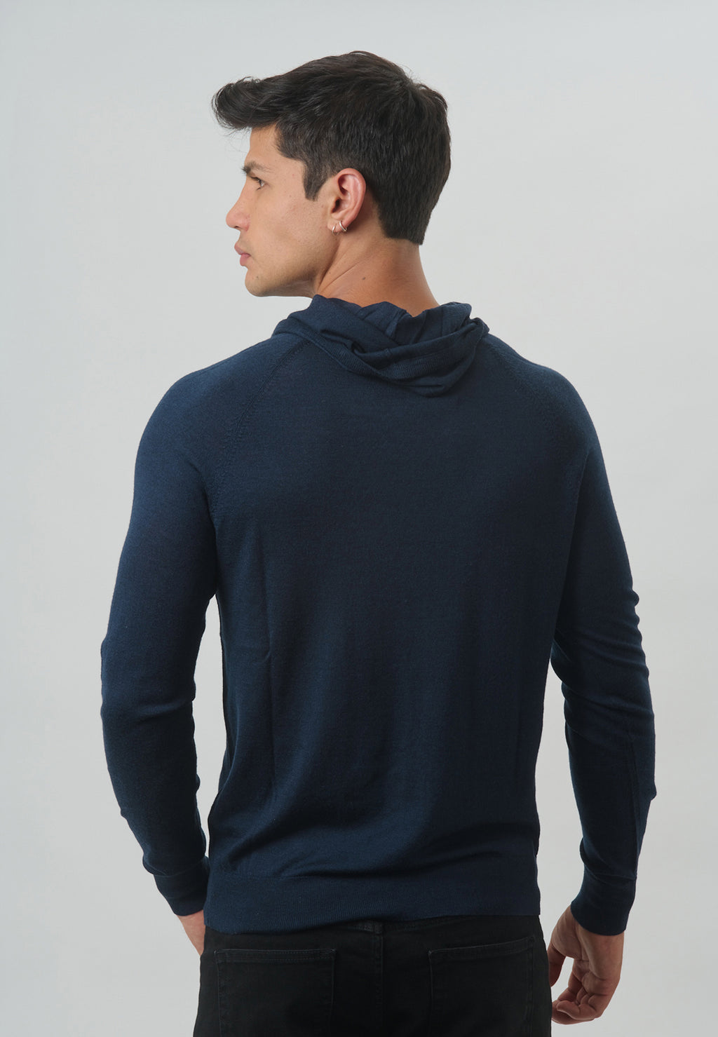 SWETER HACKETT AZUL OSC 100% LANA (HM702936-595)
