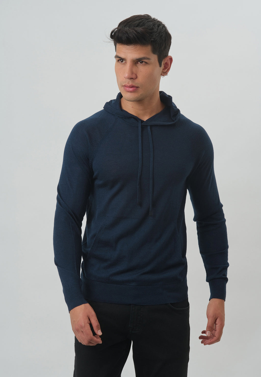 SWETER HACKETT AZUL OSC 100% LANA (HM702936-595)