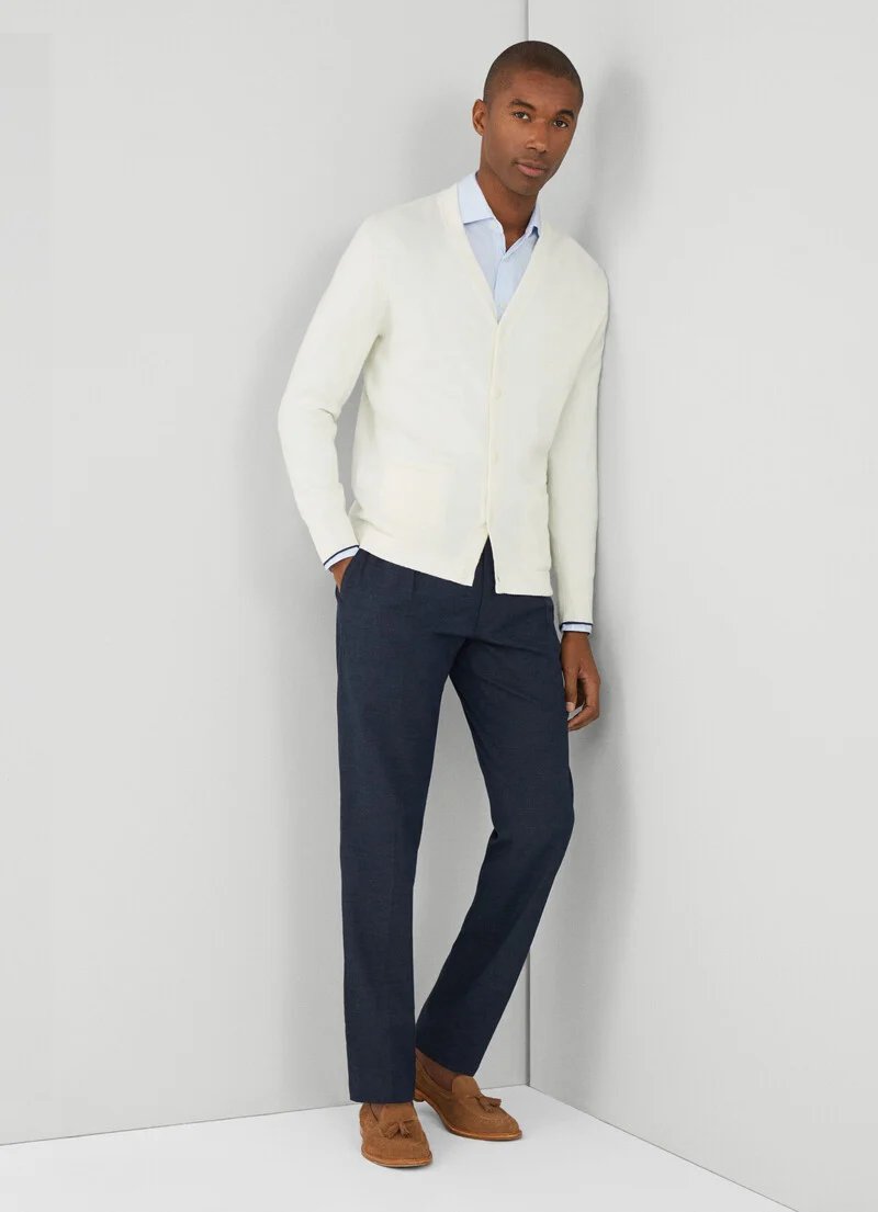 SWETER HACKETT LONDON BLANCO ALGODON (HM703140-802)