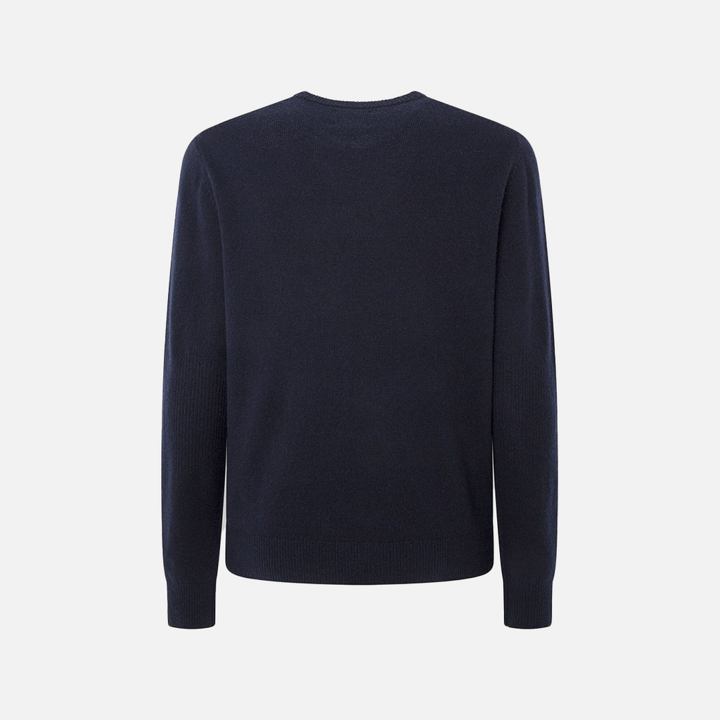 Sweater Harry Intarsia Azul Medianoche H.L.