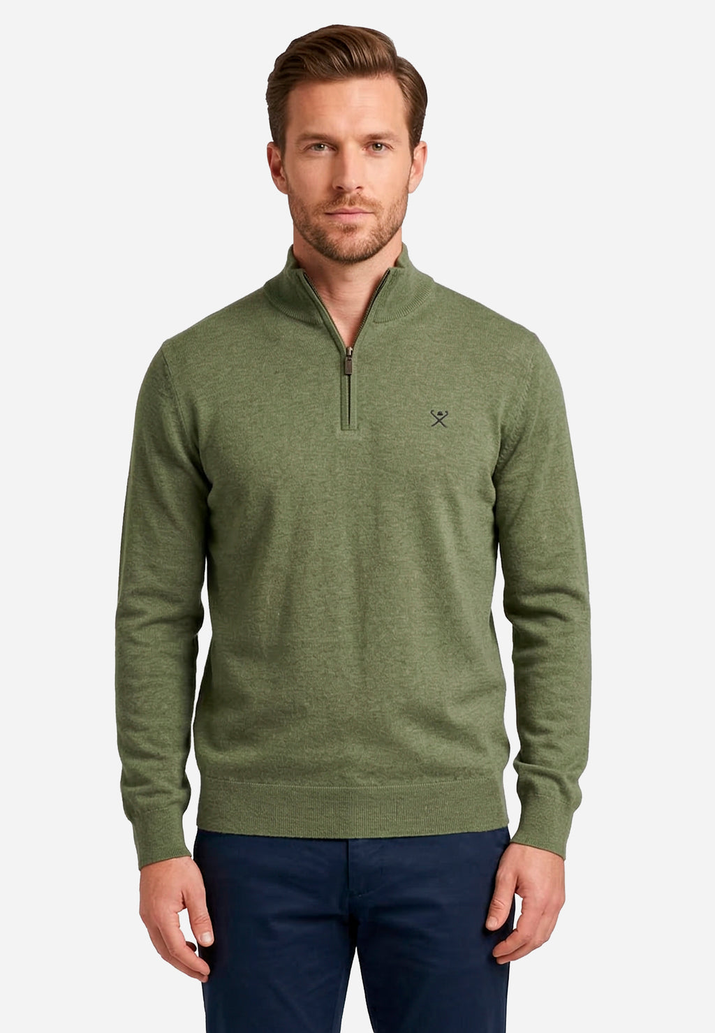 Sweater Verde Oliva Hombre H.L.