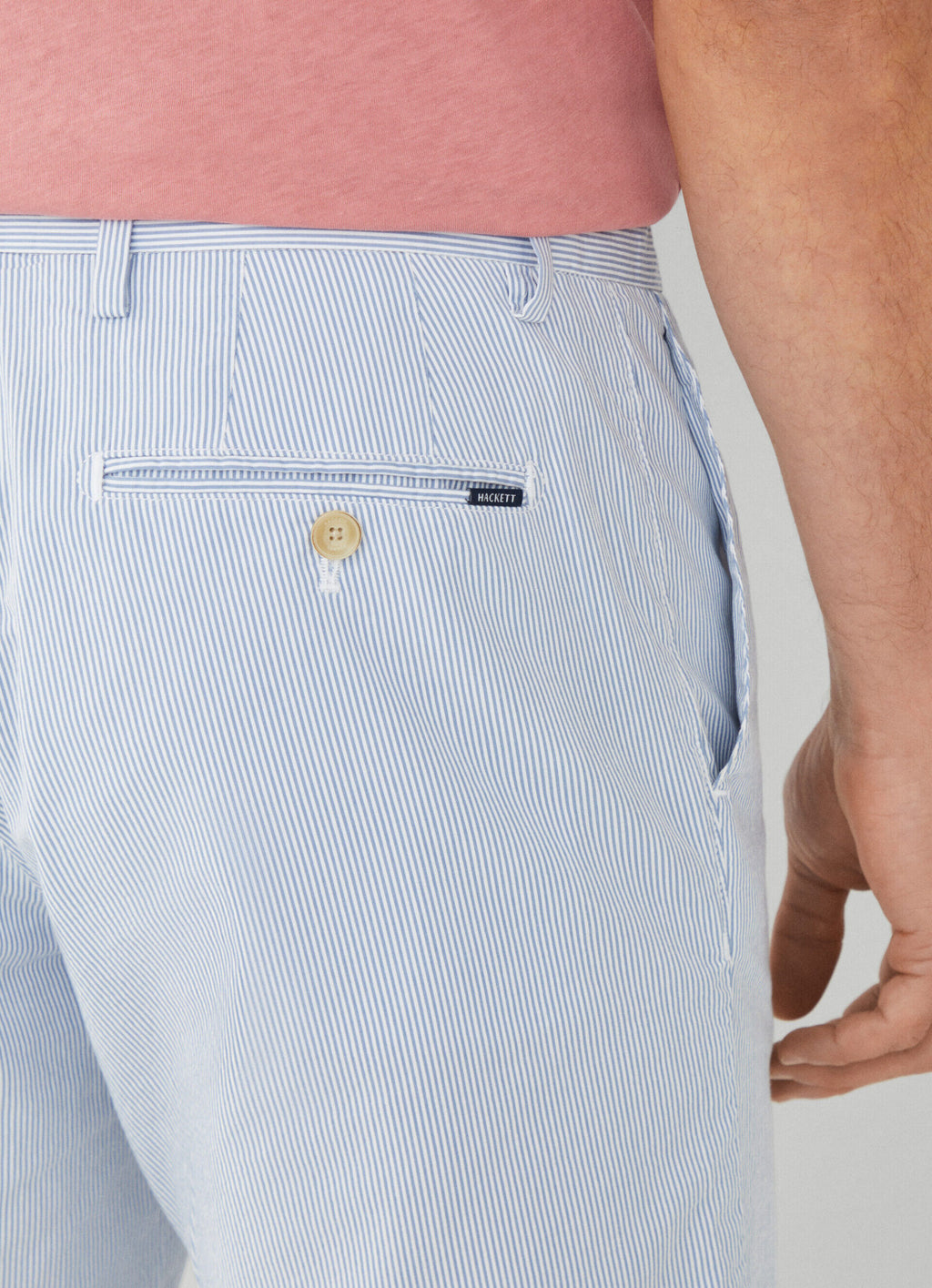 BERMUDAS HACKETT LONDON AZUL RYS ALGODON (HM801314-5IA)