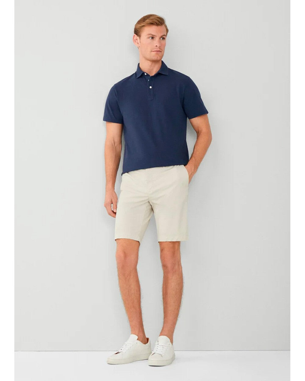 BERMUDAS HACKETT LONDON BEIGE ALG + ELAS (HM801315-8JJ)