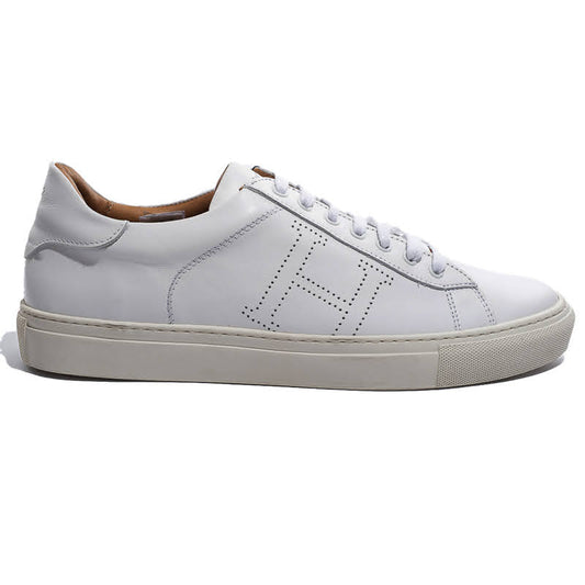 TENIS HACKETT 100% COW LEATHER BLANCO (HMS20694-800)