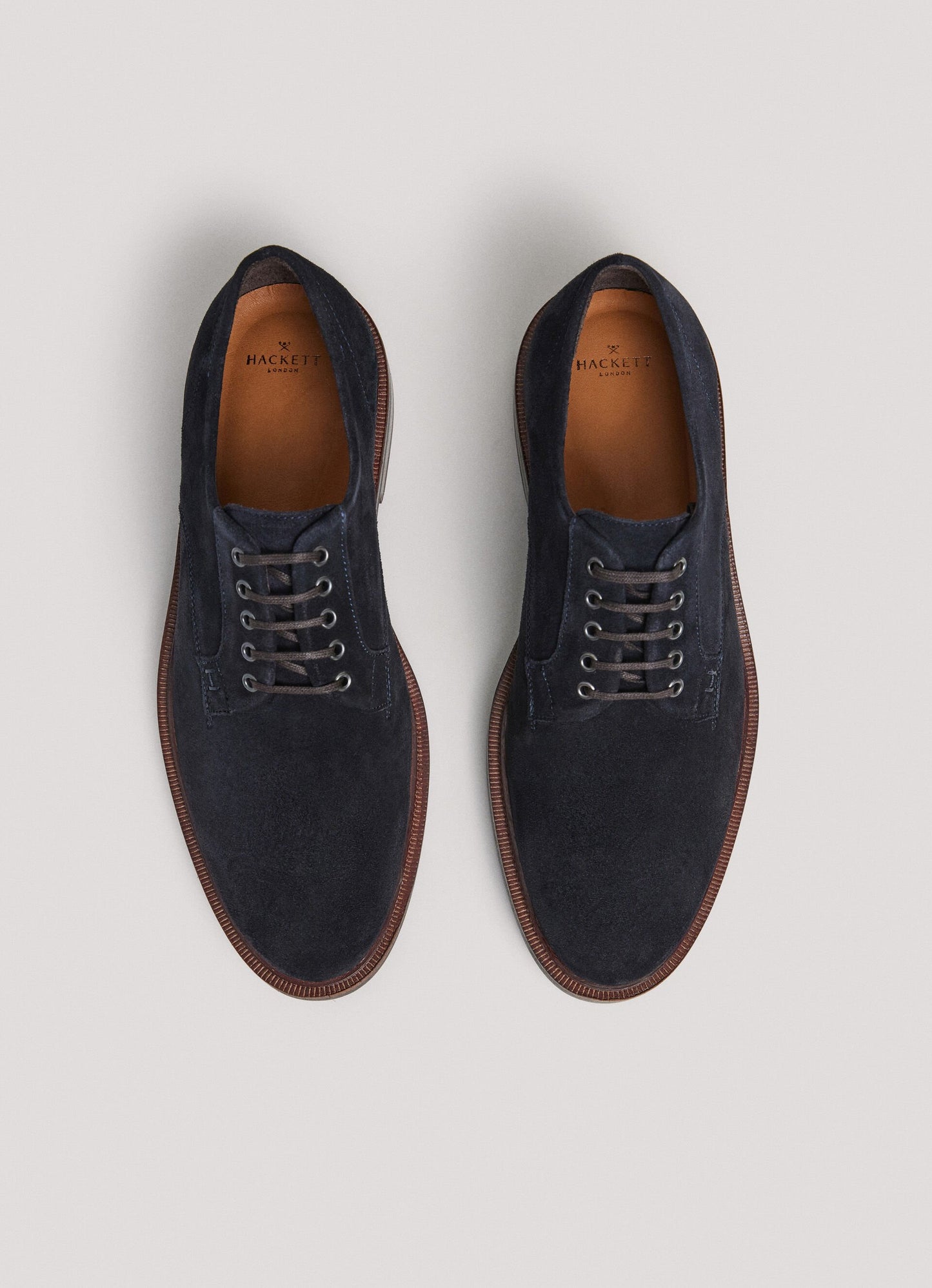 ZAPATO HACKETT LONDON AZUL GAMUZA (HMS21408-585)