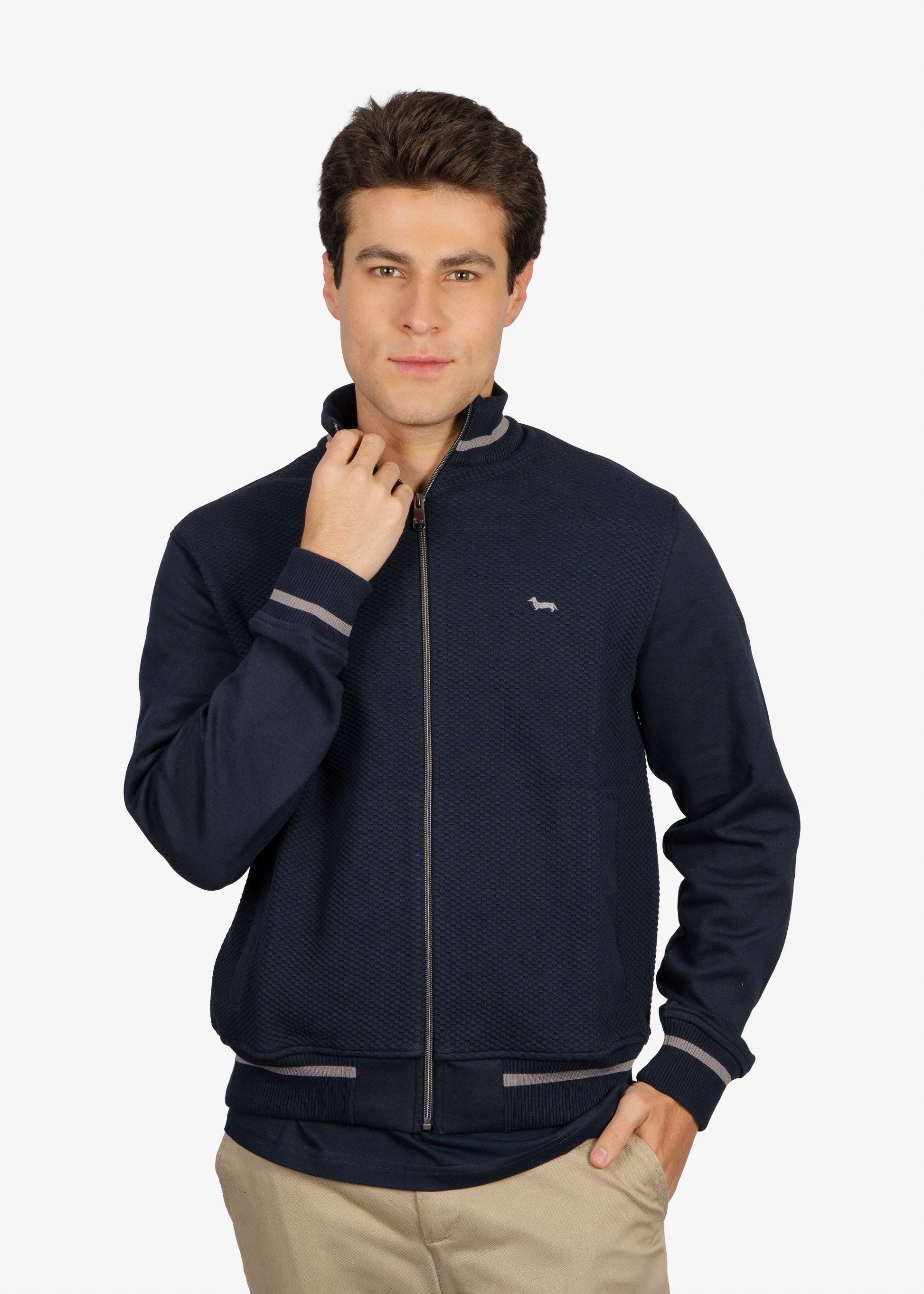 Chaqueta Full zip Azul Marino