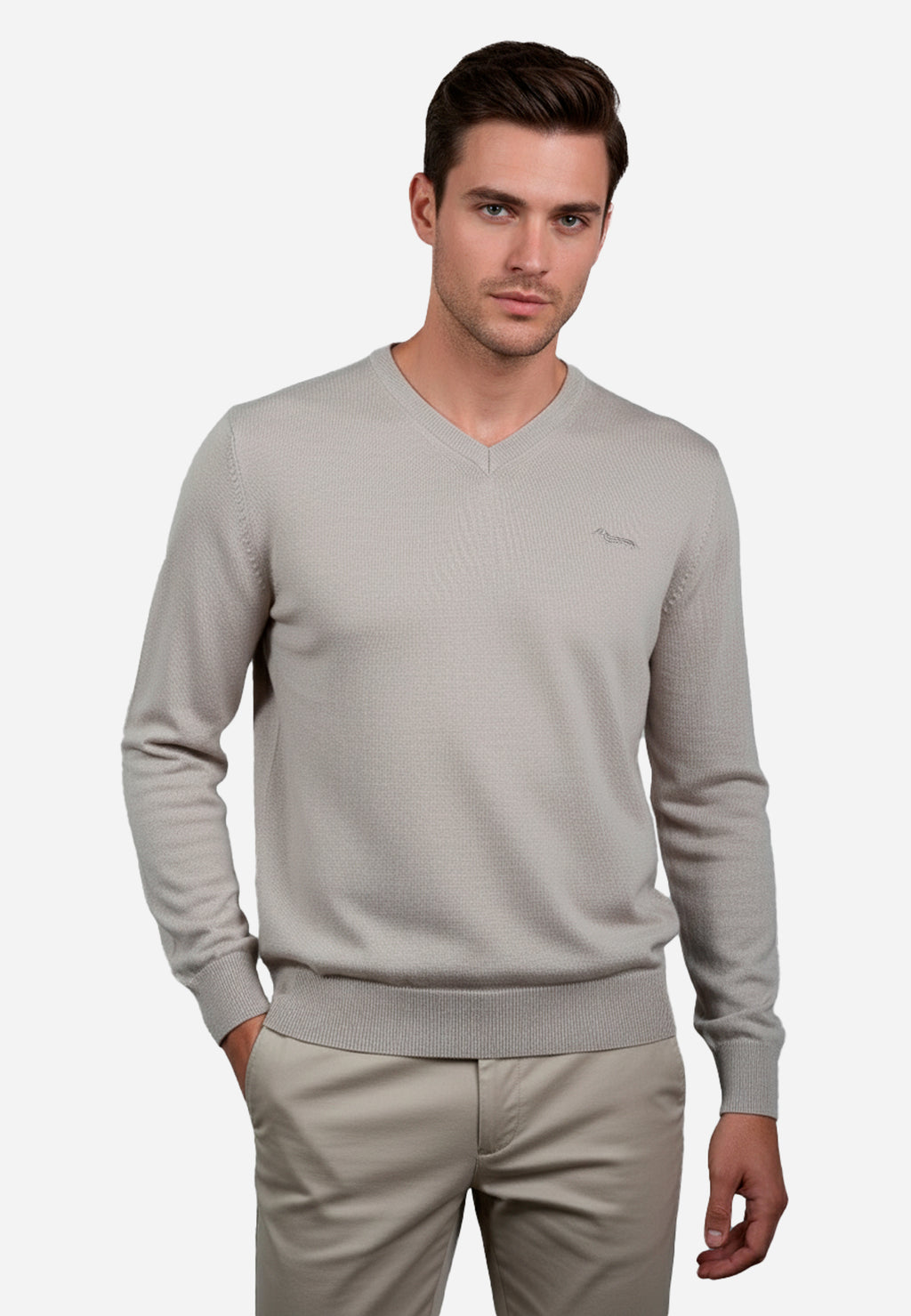 Sweater Clásica Gris H&B