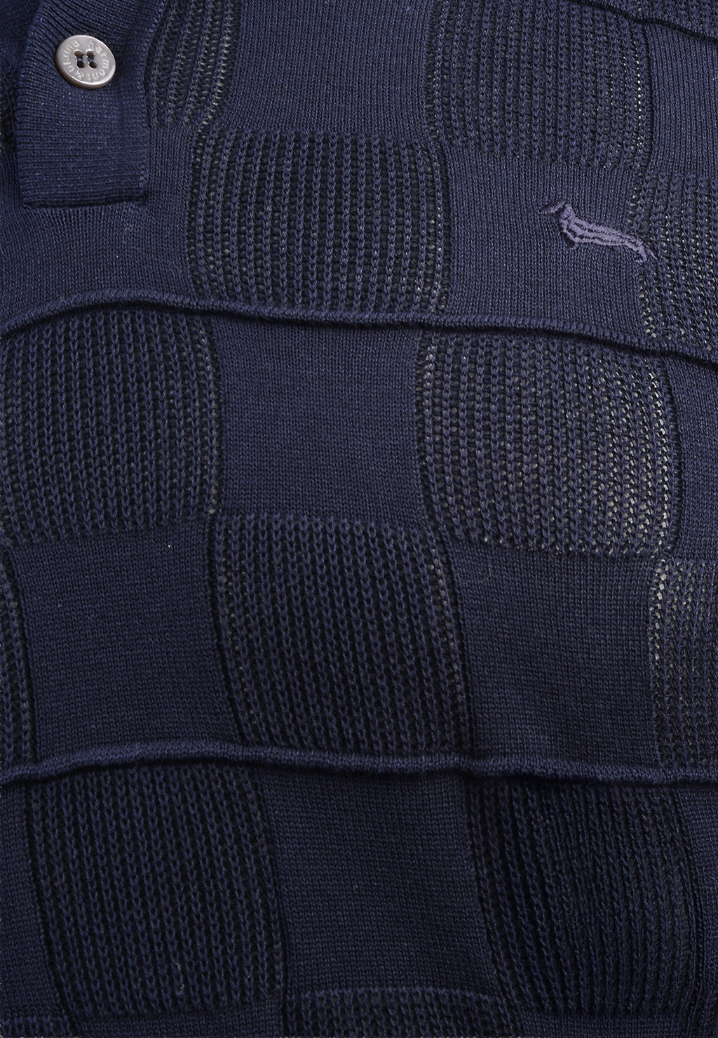 Camiseta Polo Azul Oscuro H&B