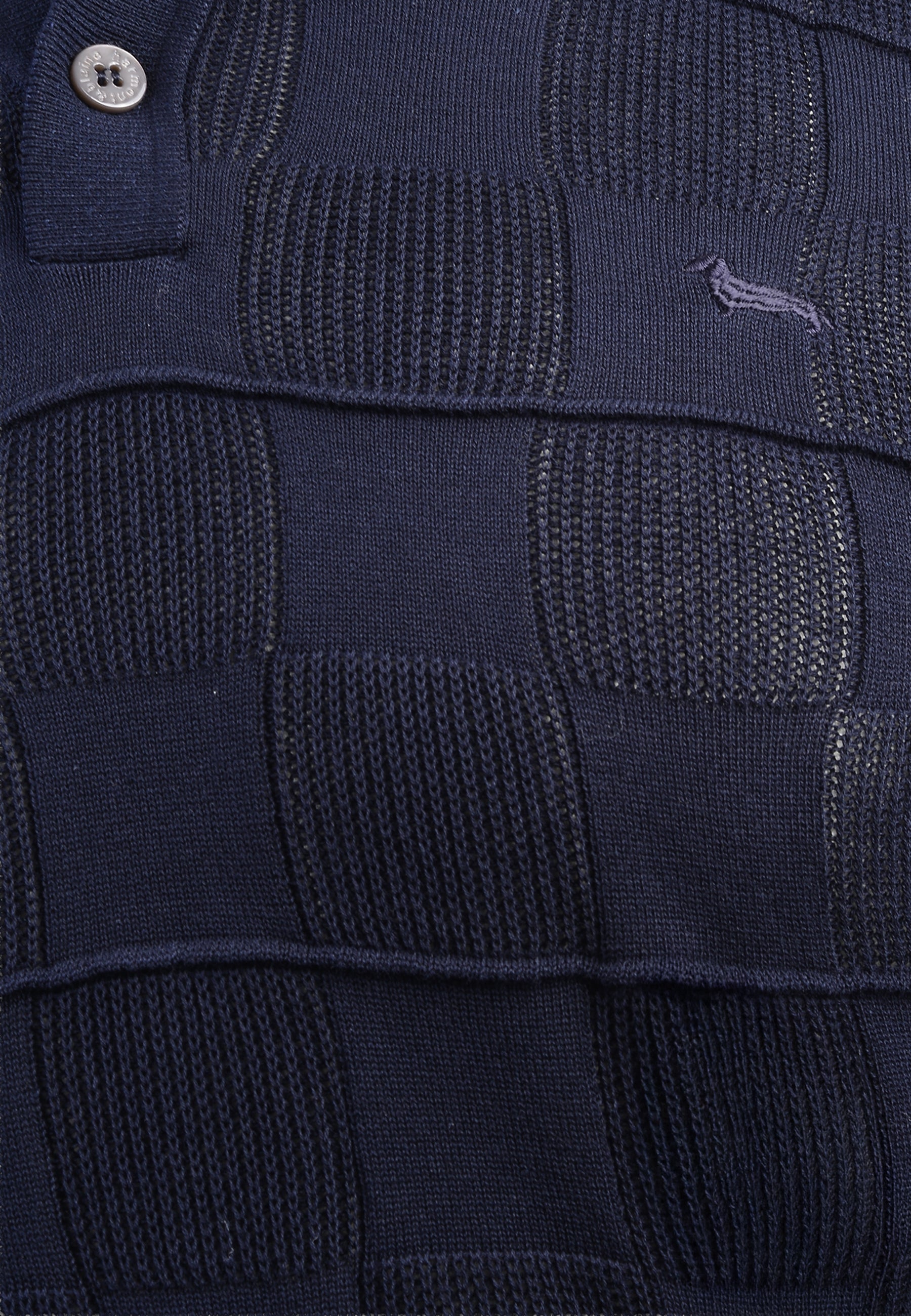 Camiseta Polo Azul Oscuro H&B